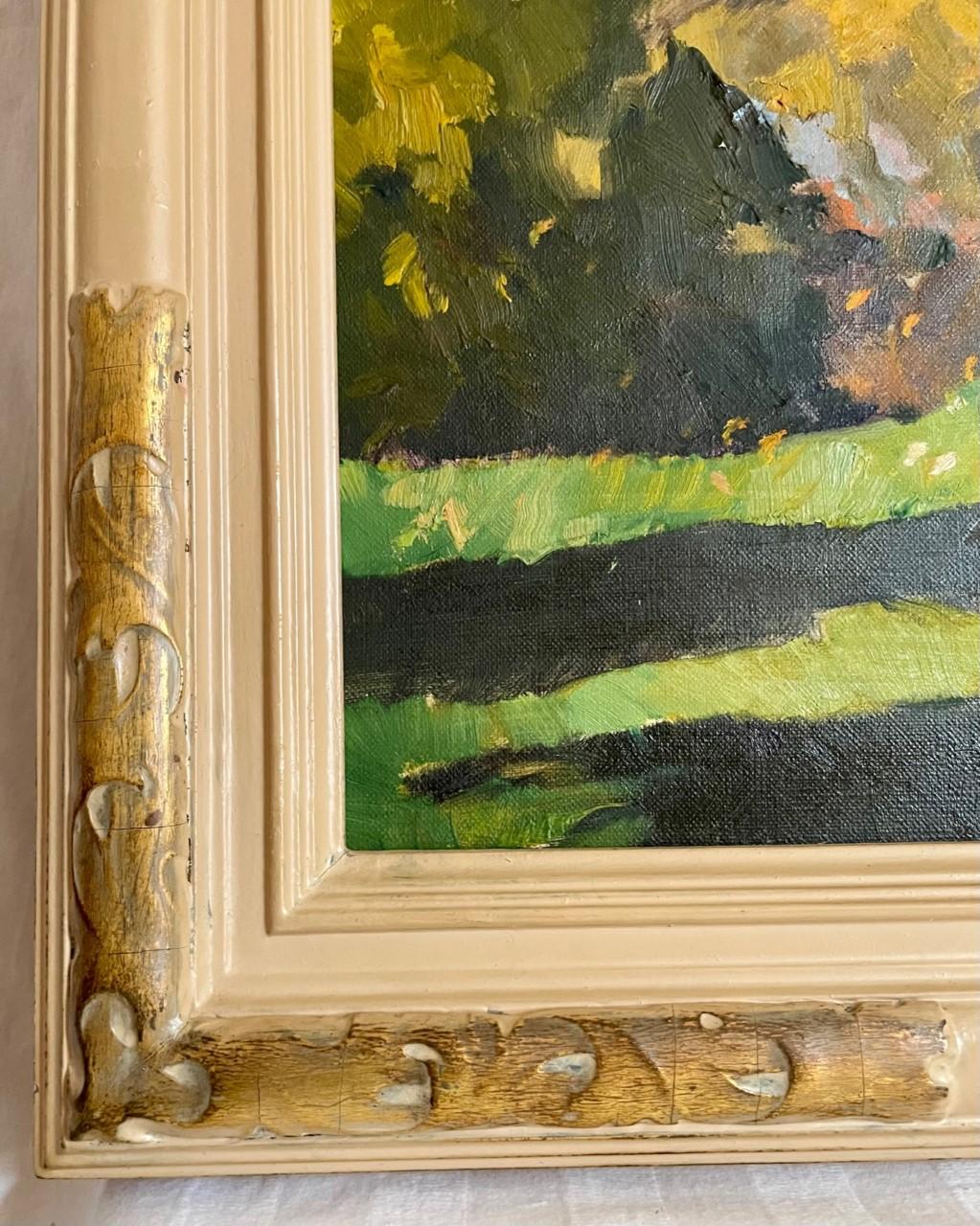 Other American Impressionist Painting Signed E. T. Grigware, Newcomb Macklin Frame For Sale