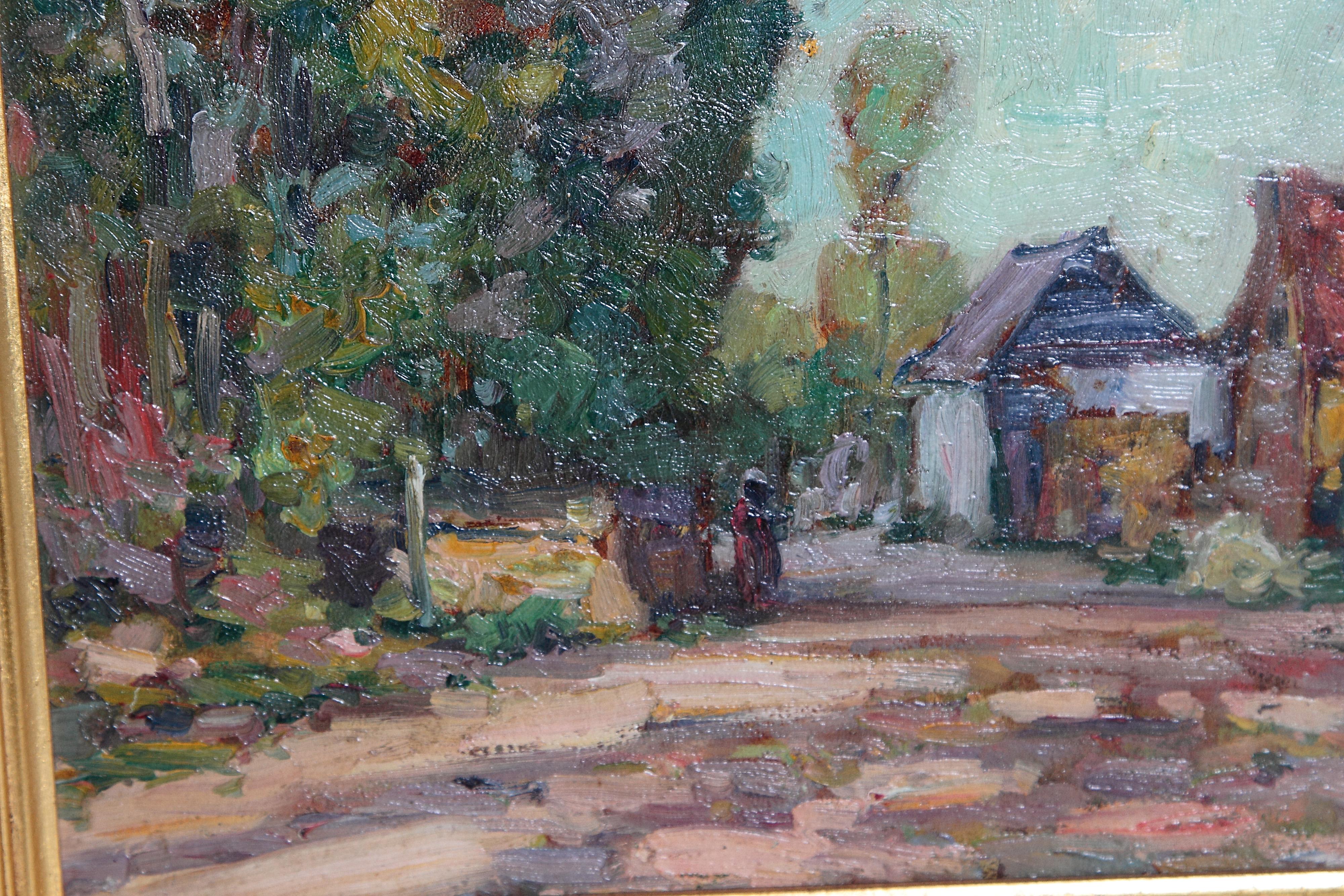 American Impressionistic Oil on Board by Roy Brown 4