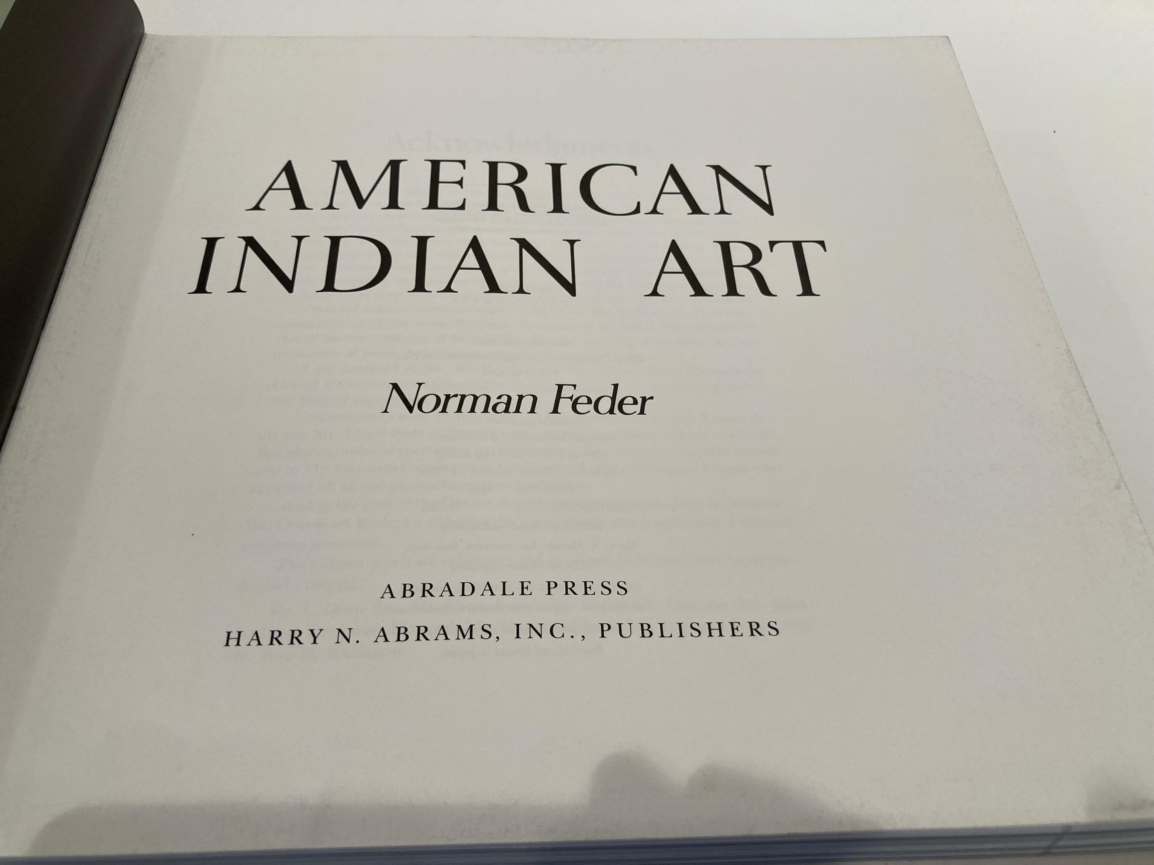 American Indian Art by Norman Feder Hardcover Book 4