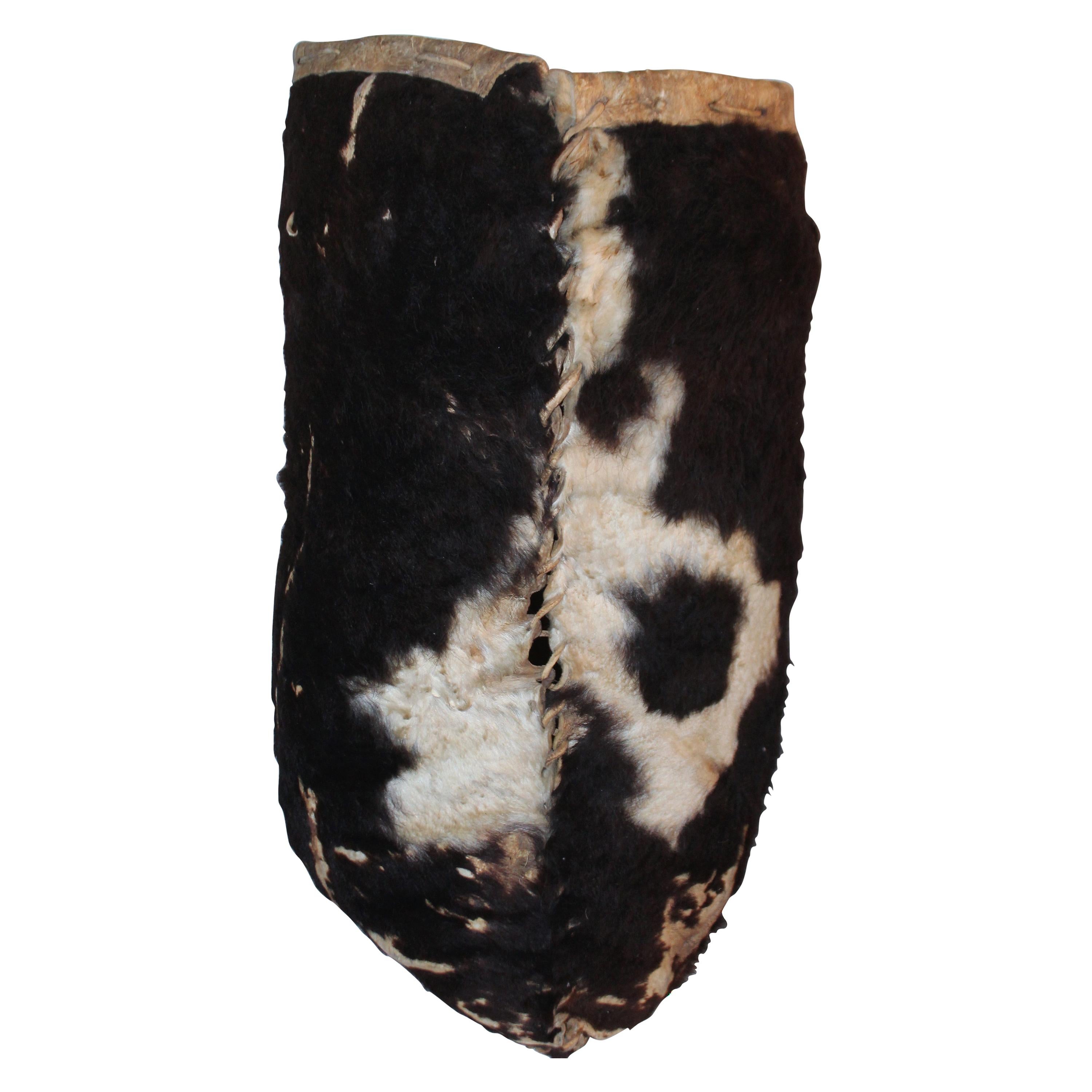 American Indian Buffalo Skin Back Pack For Sale