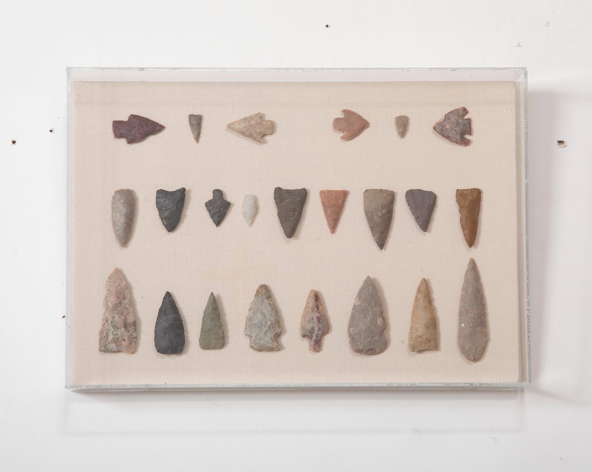 framed arrowheads