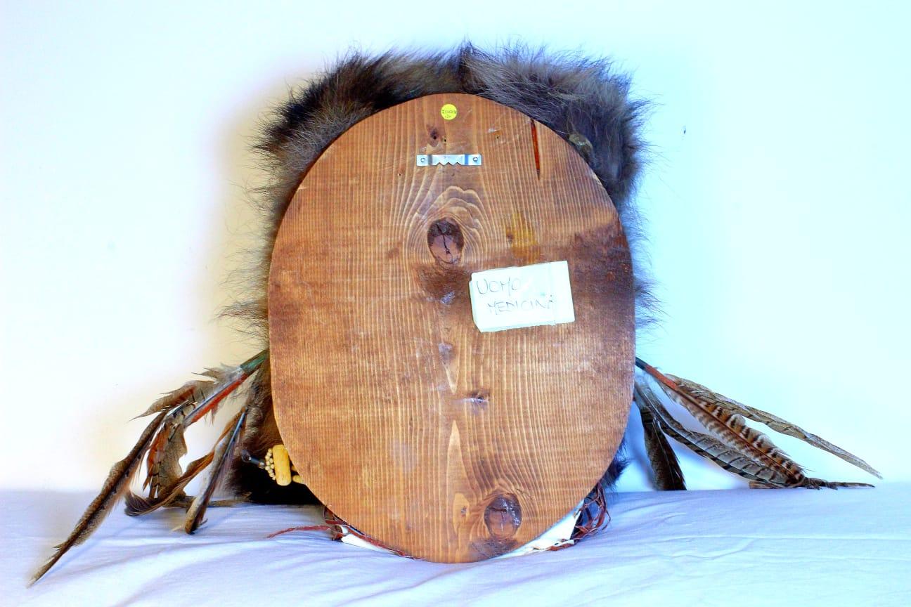 Fruitwood American Indian Head 20th Century For Sale