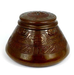 American Indian Inkwell by Tiffany Studios