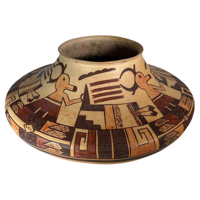 Rare Pre-Columbian Nasca Ceramic Drum Vessel South American art For ...