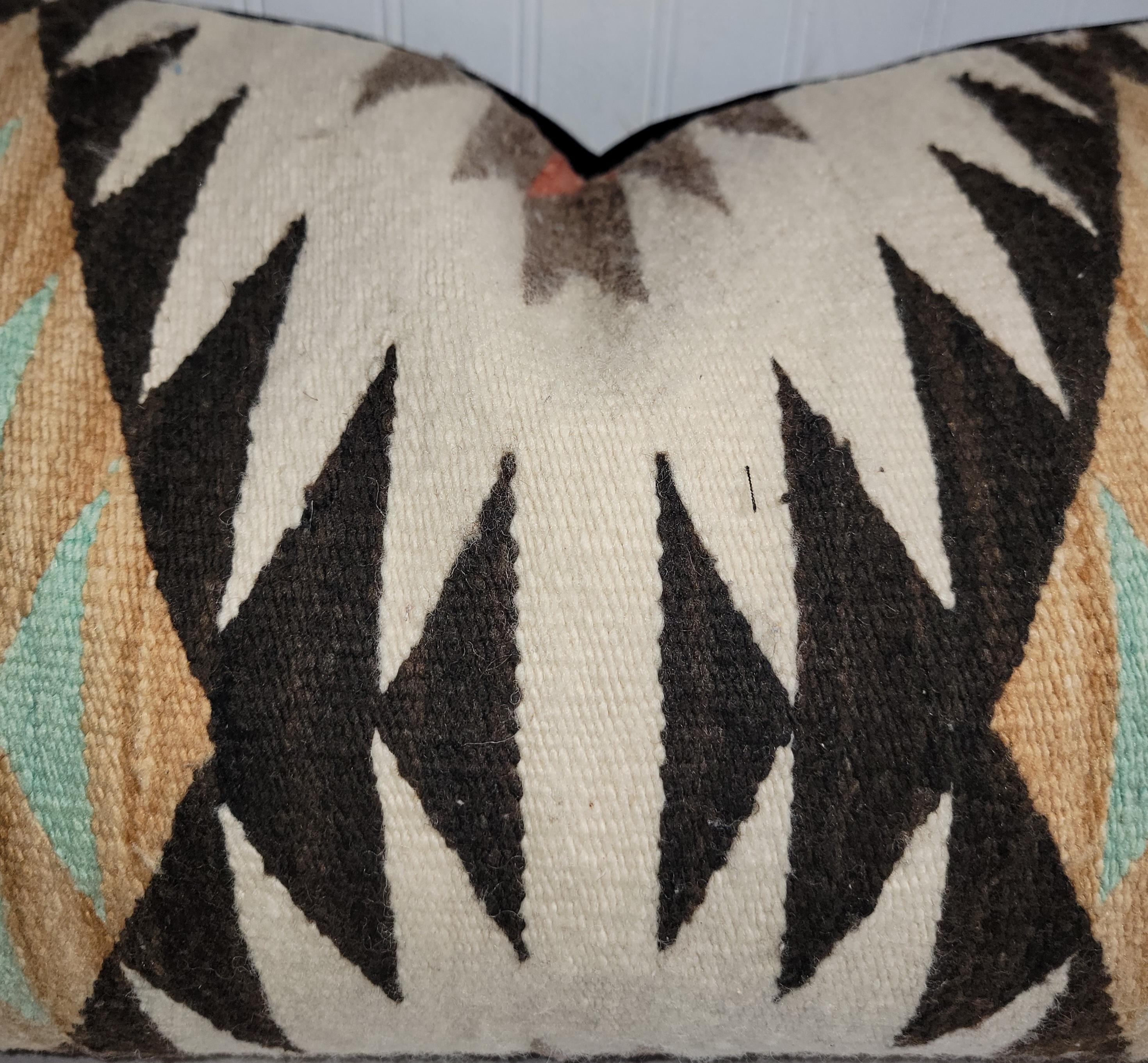 Americano Cuscino per tessere la coperta Navajo Indian Saddle Blanket Pillows in vendita