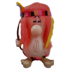 Lampe de bureau figurative de la culture populaire indienne américaine, Italie, années 1970, moderne du milieu du siècle dernier