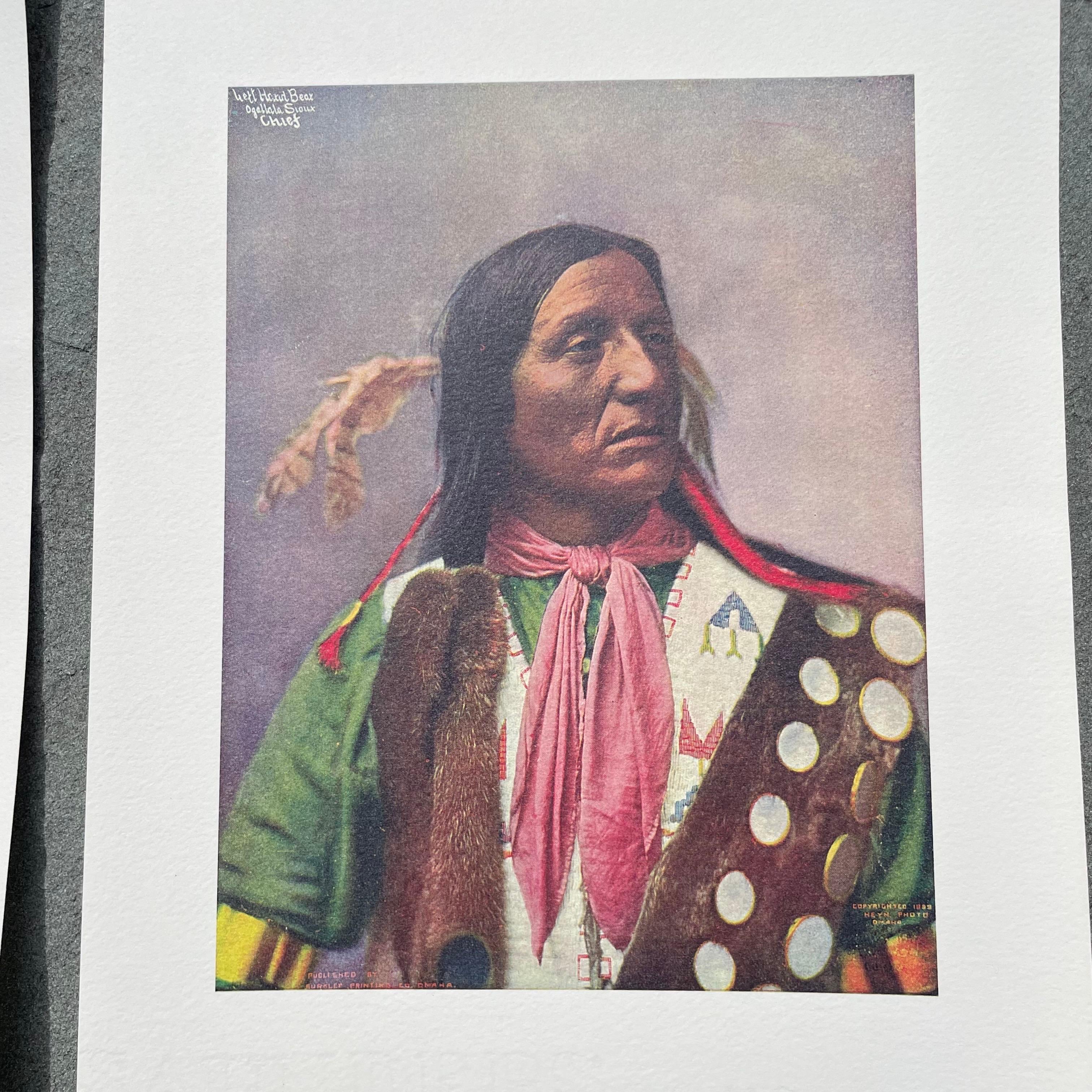 20th Century American Indian Portraits, High Quality Prints, Total of 6 For Sale