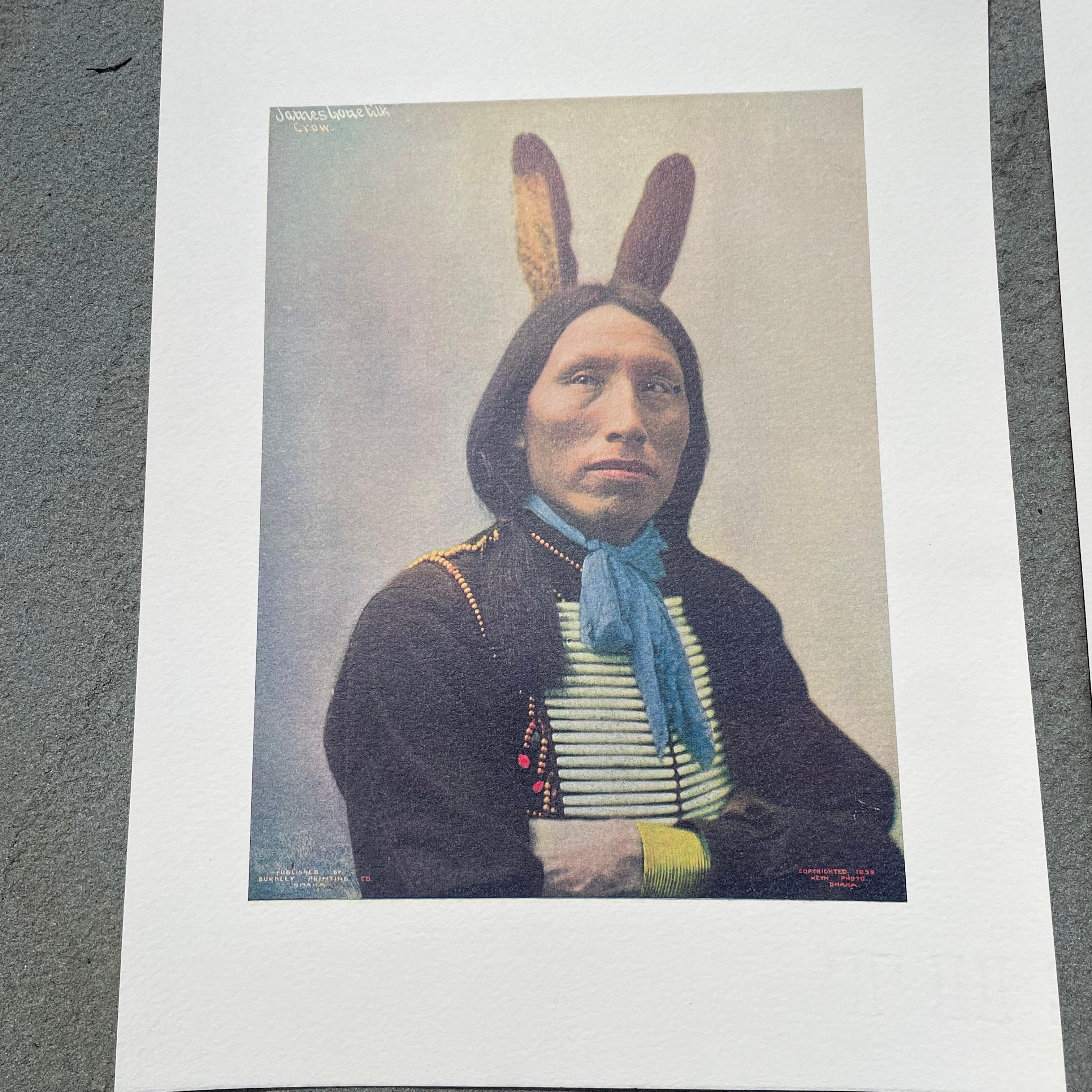 American Indian Portraits, High Quality Prints, Total of 6 For Sale 1