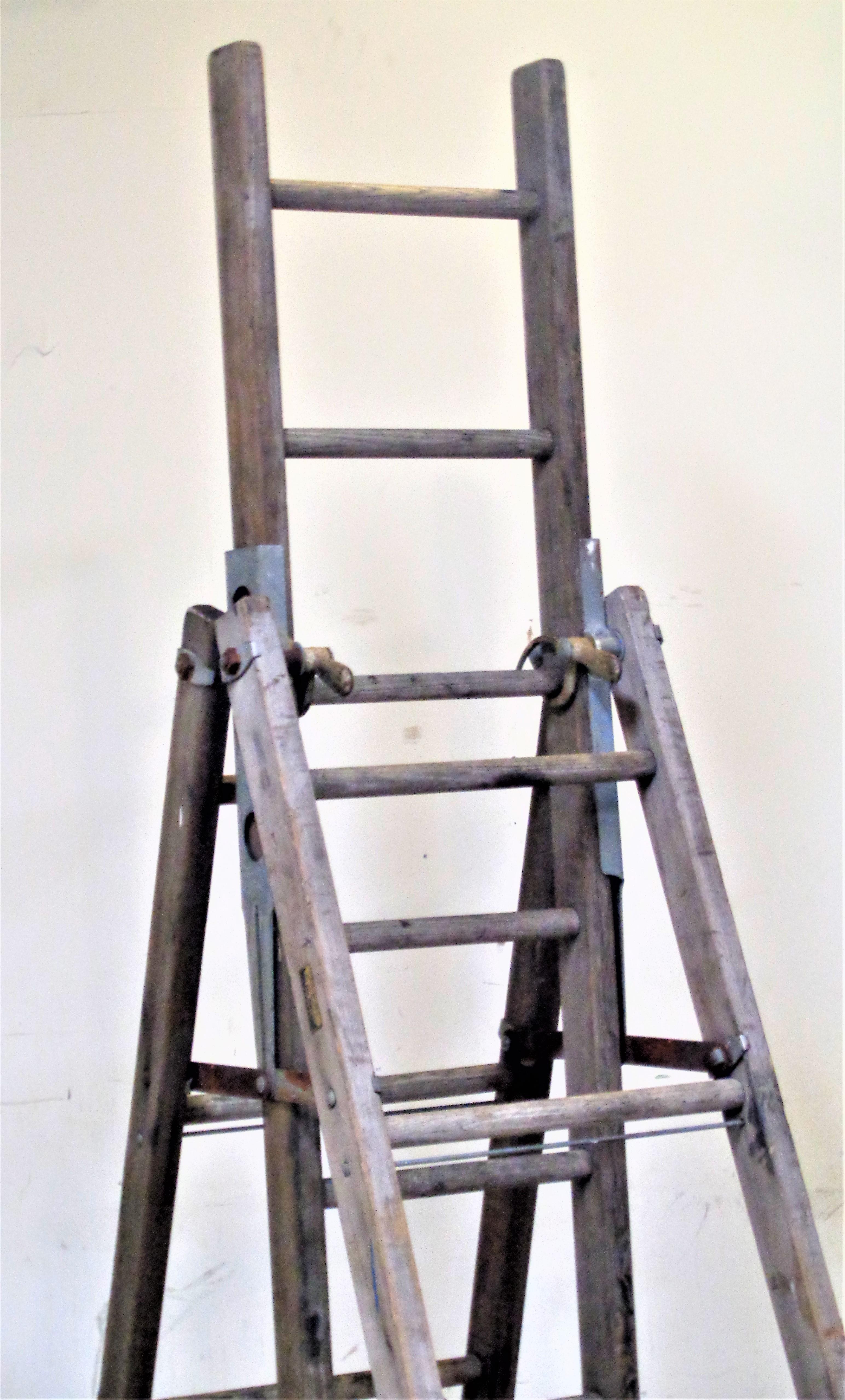American Industrial A-Frame Extension Ladder 11