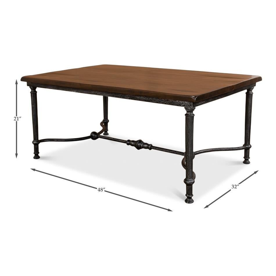 American Industrial Coffee Table For Sale 2