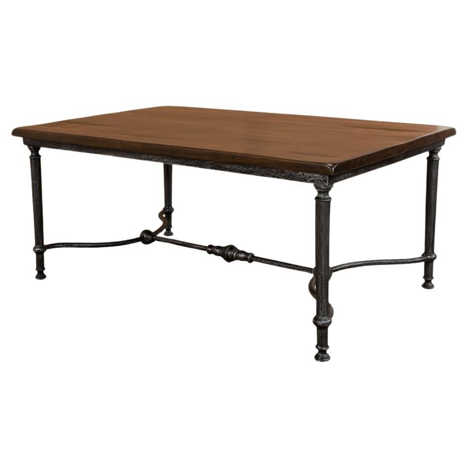 American Industrial Coffee Table For Sale