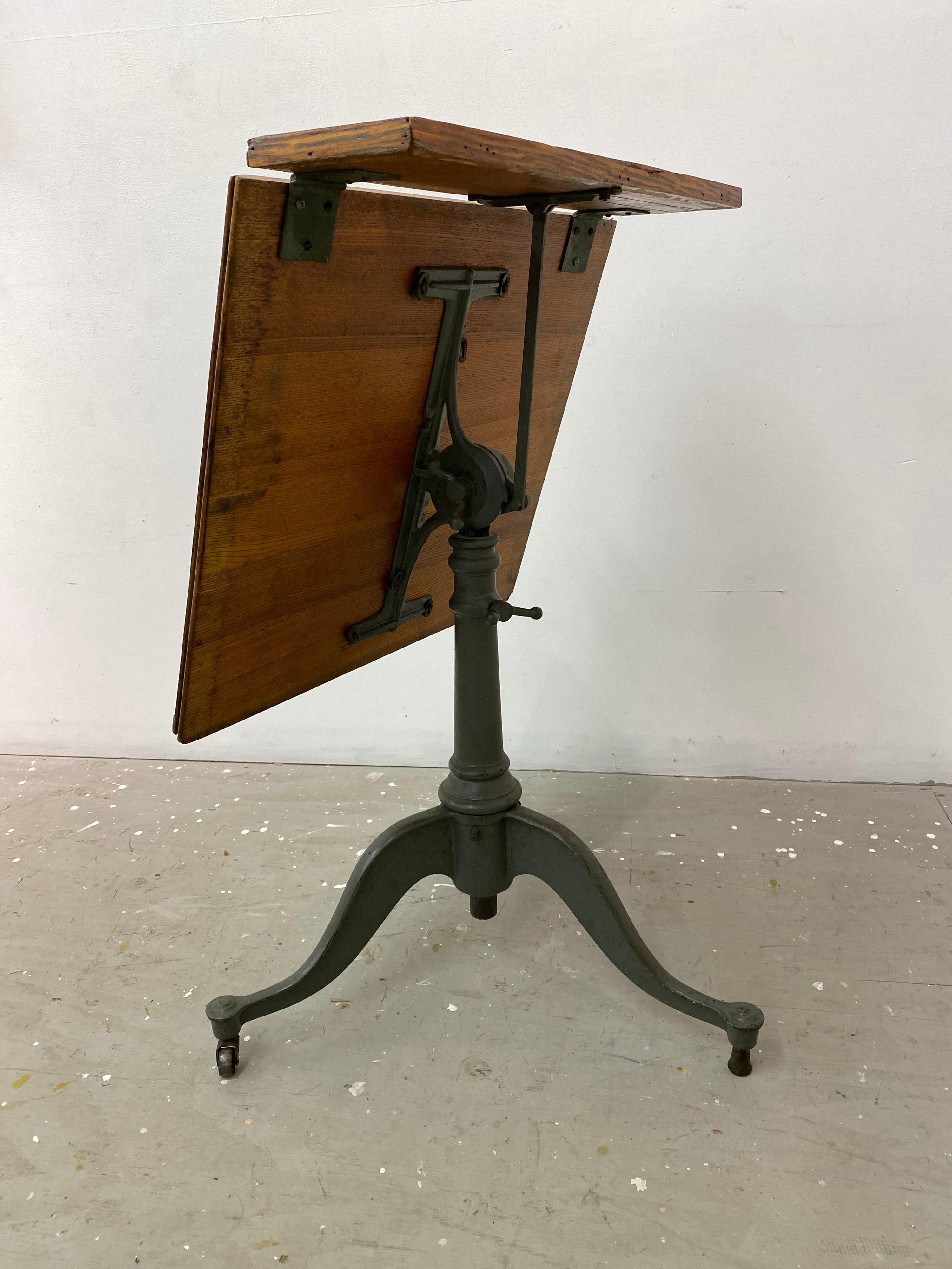 American Industrial Drafting Table In Good Condition In Philadelphia, PA