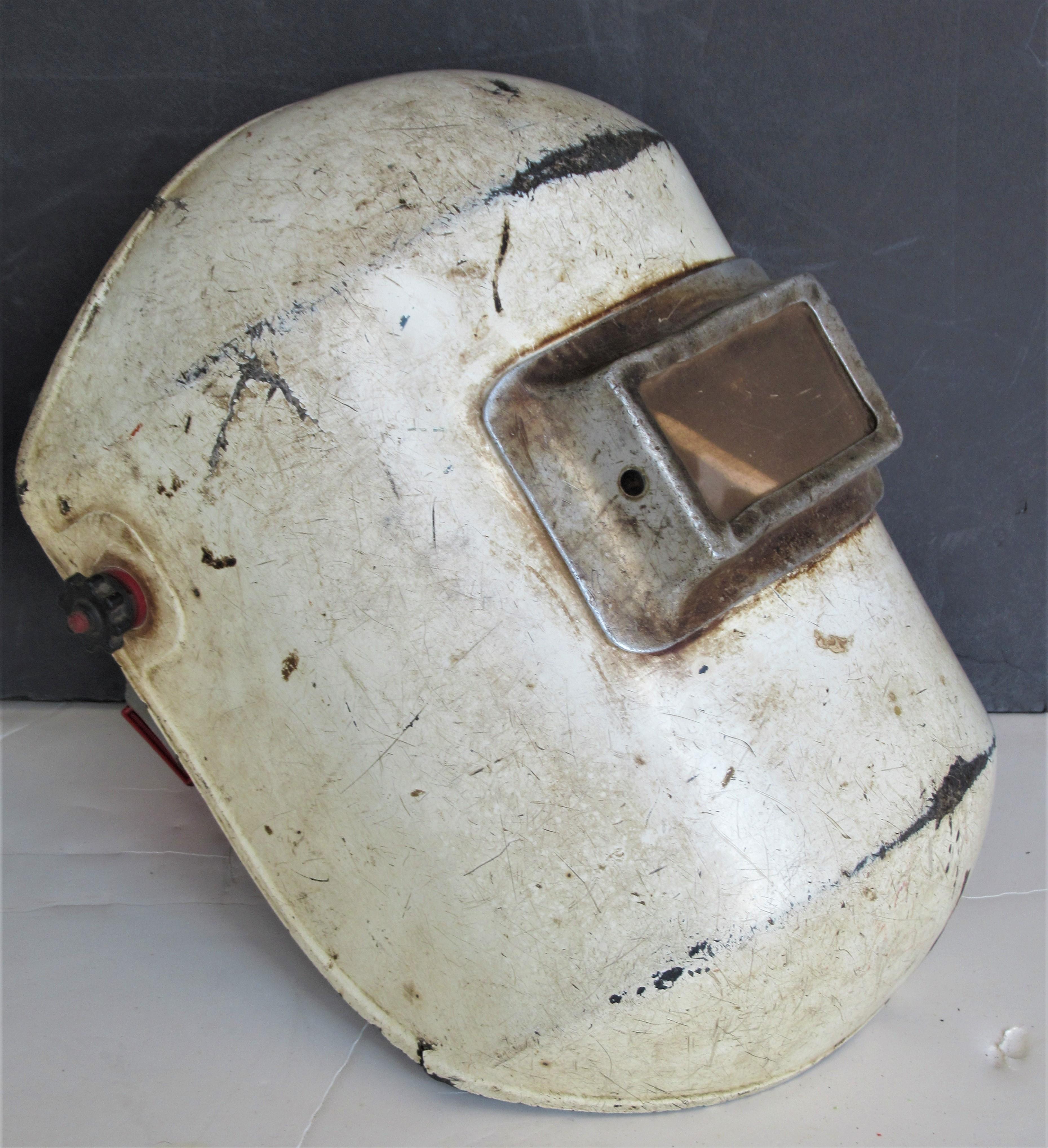 20th Century American Industrial Fiberglass Welders Helmet