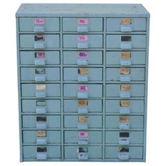 American Industrial Green Steel Metal 27 Drawer Machinist Tool Chest Cabinet