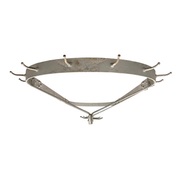 American Industrial Pot Rack For Sale at 1stDibs