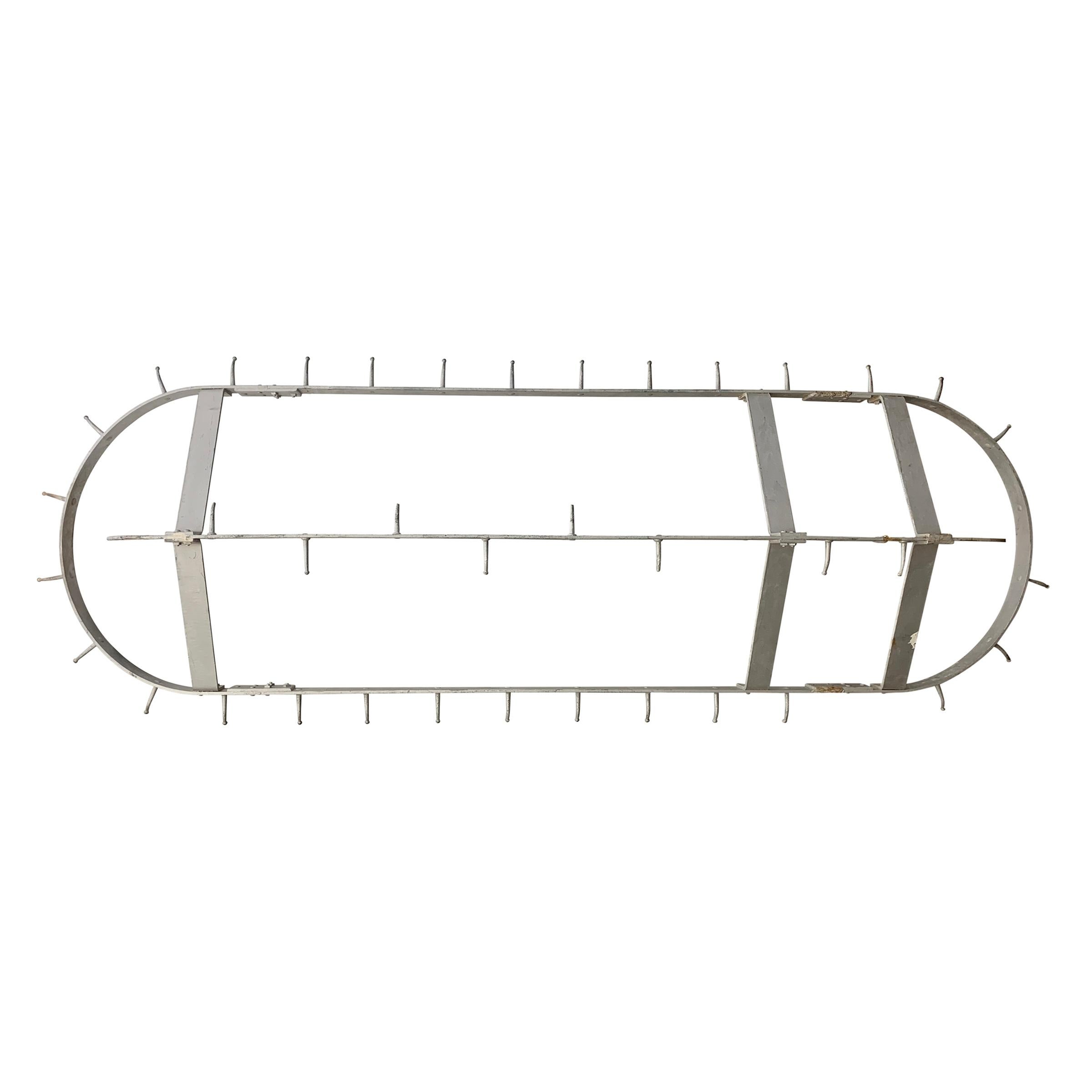 20th Century American Industrial Pot Rack For Sale