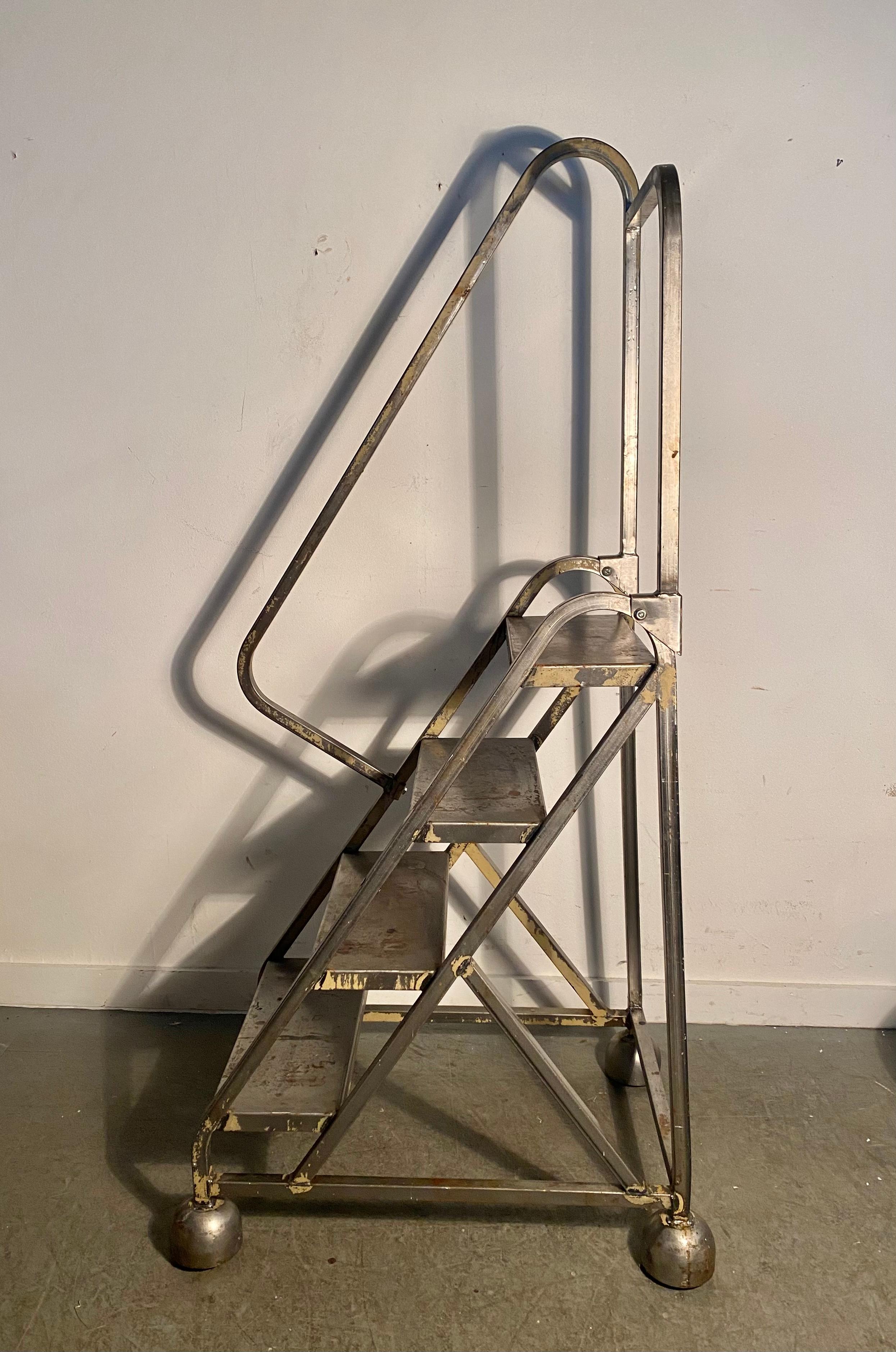 American Industrial Rolling work platform / steps/ ladder by Cotterman co. For Sale 3