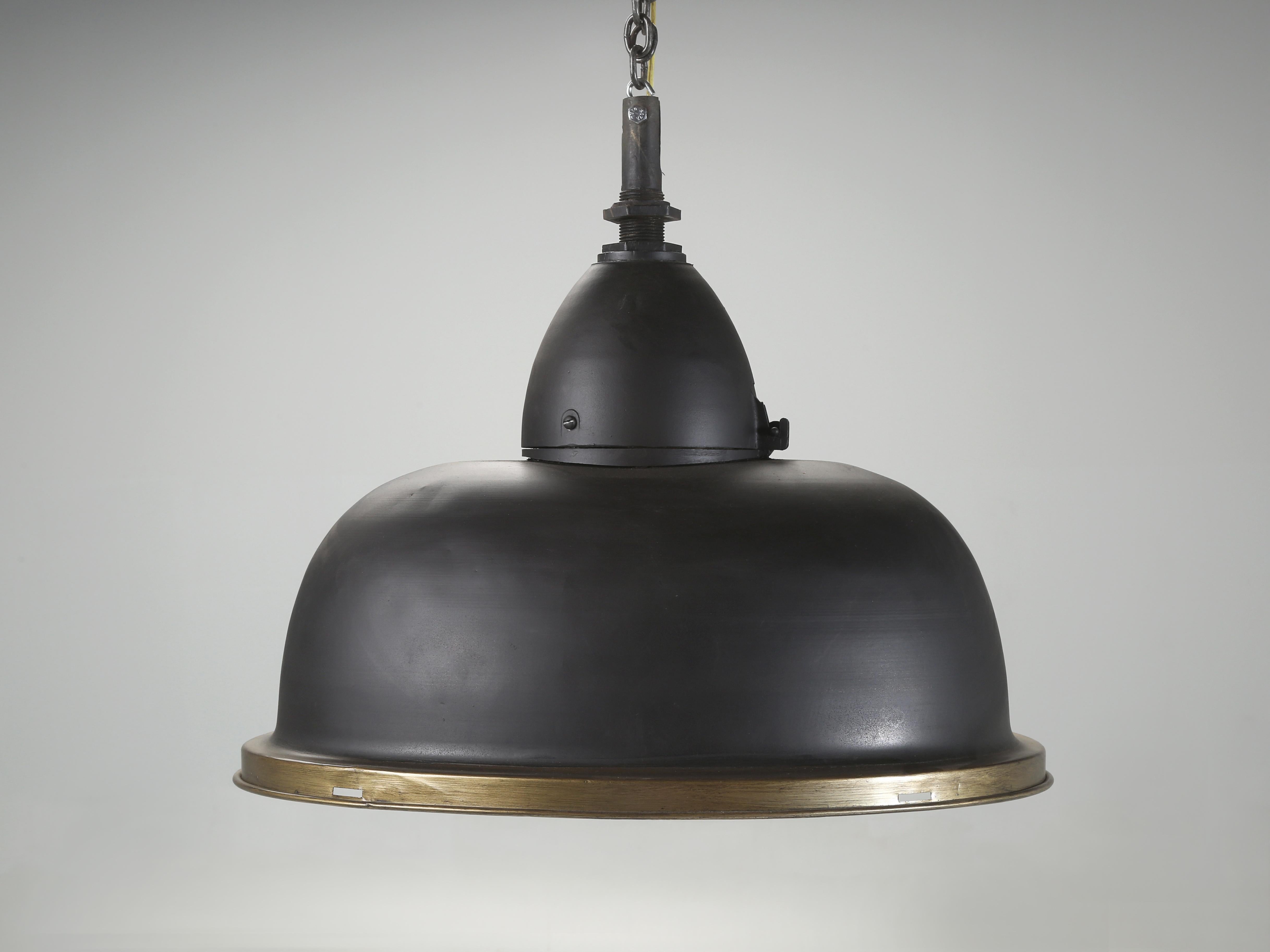Milieu du XXe siècle Lights Vintage Vintage Industriel Américain Probablement des années 1950 Restauré 2-Paires