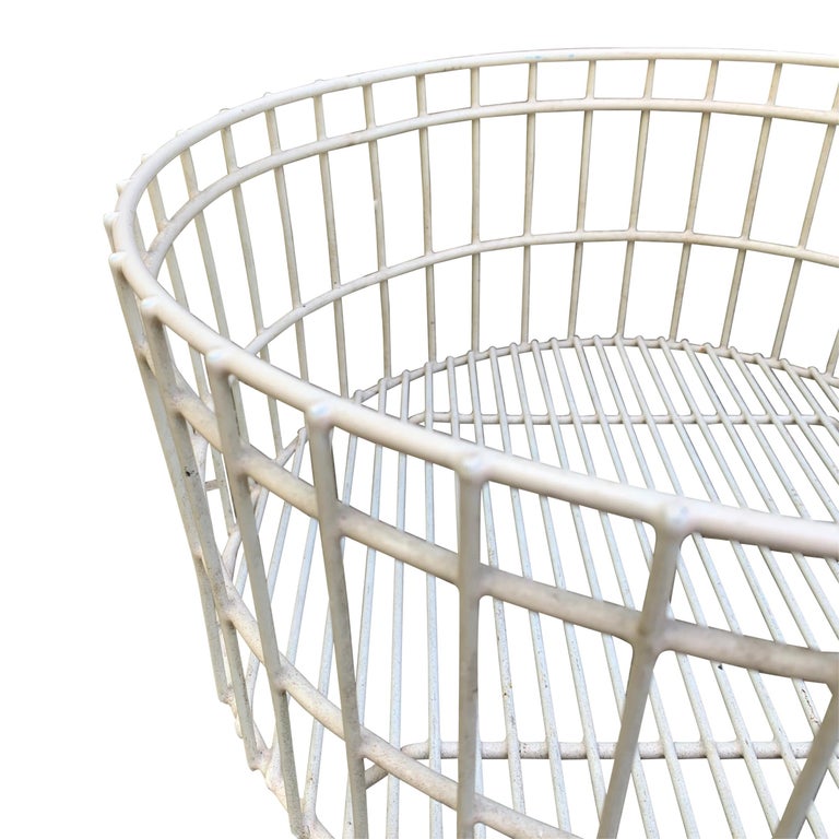 American Industrial Wire Basket For Sale at 1stDibs