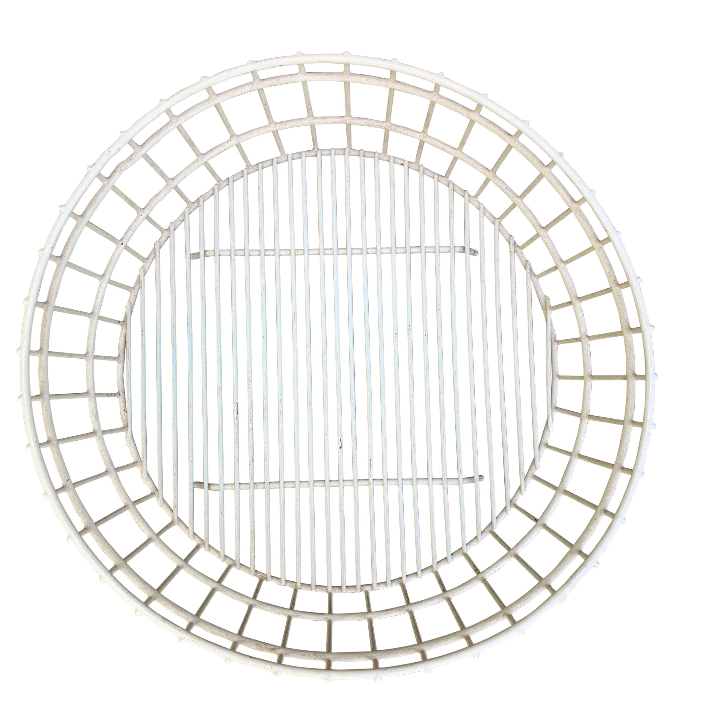 American Industrial Wire Basket In Good Condition For Sale In Chicago, IL