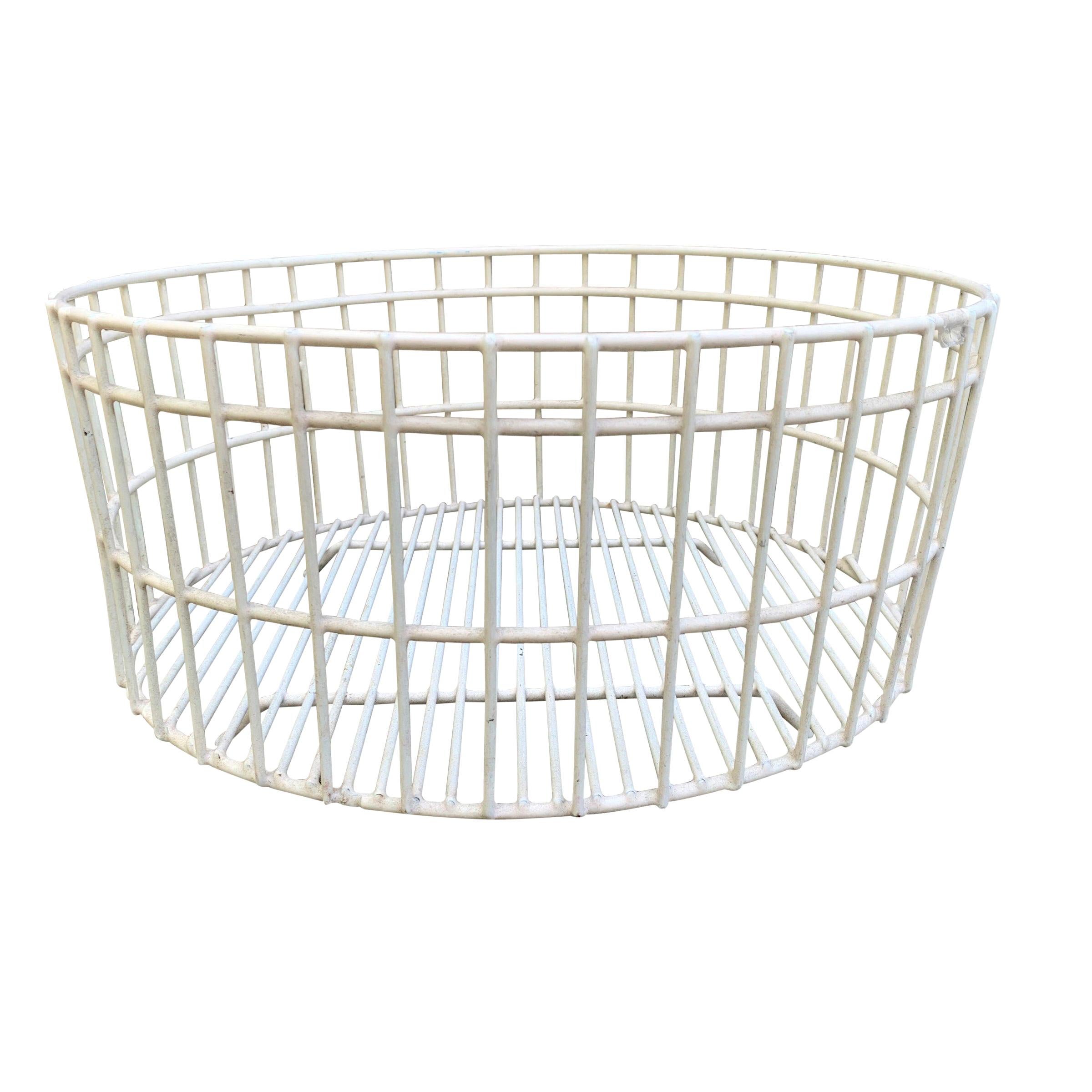 Cesta de alambre industrial americana