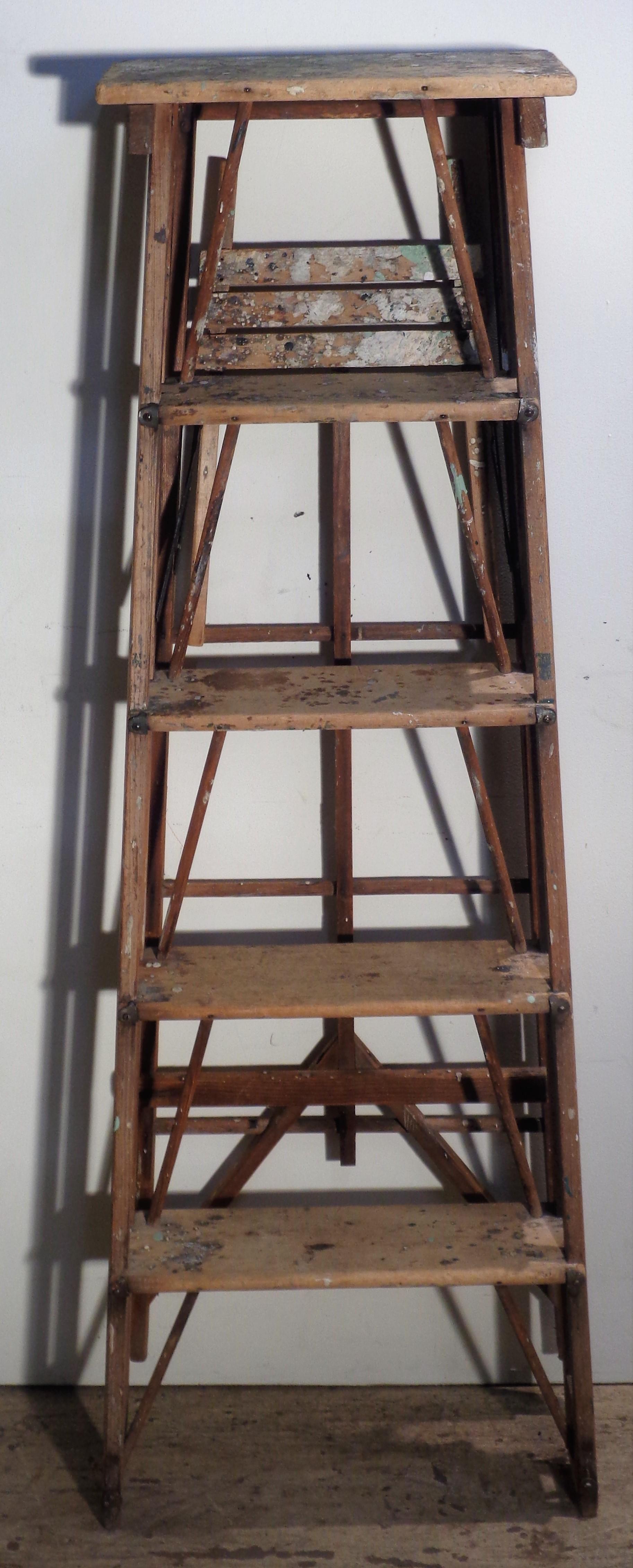 American Industrial Work Ladder, Circa 1940 4