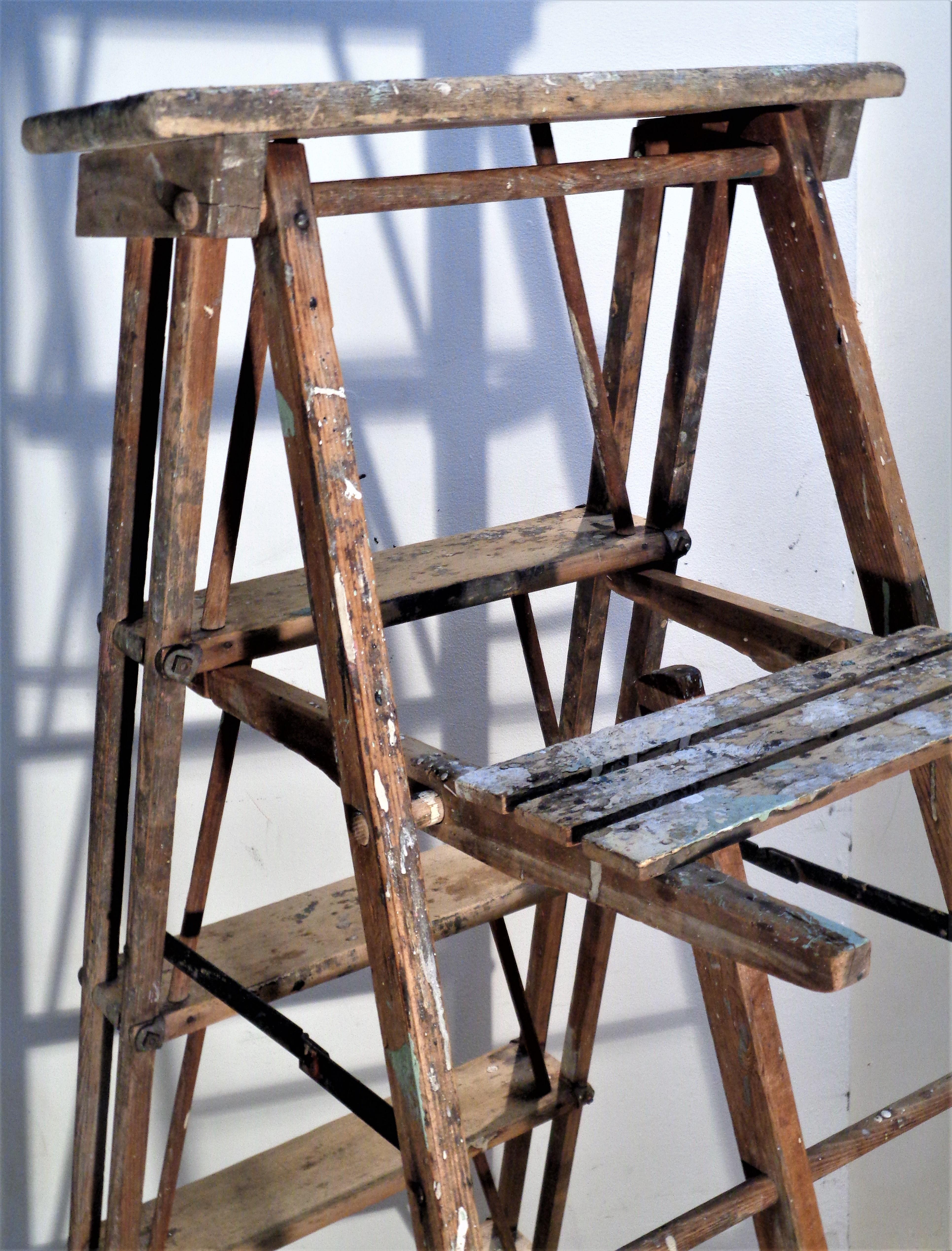 American Industrial Work Ladder, Circa 1940 2