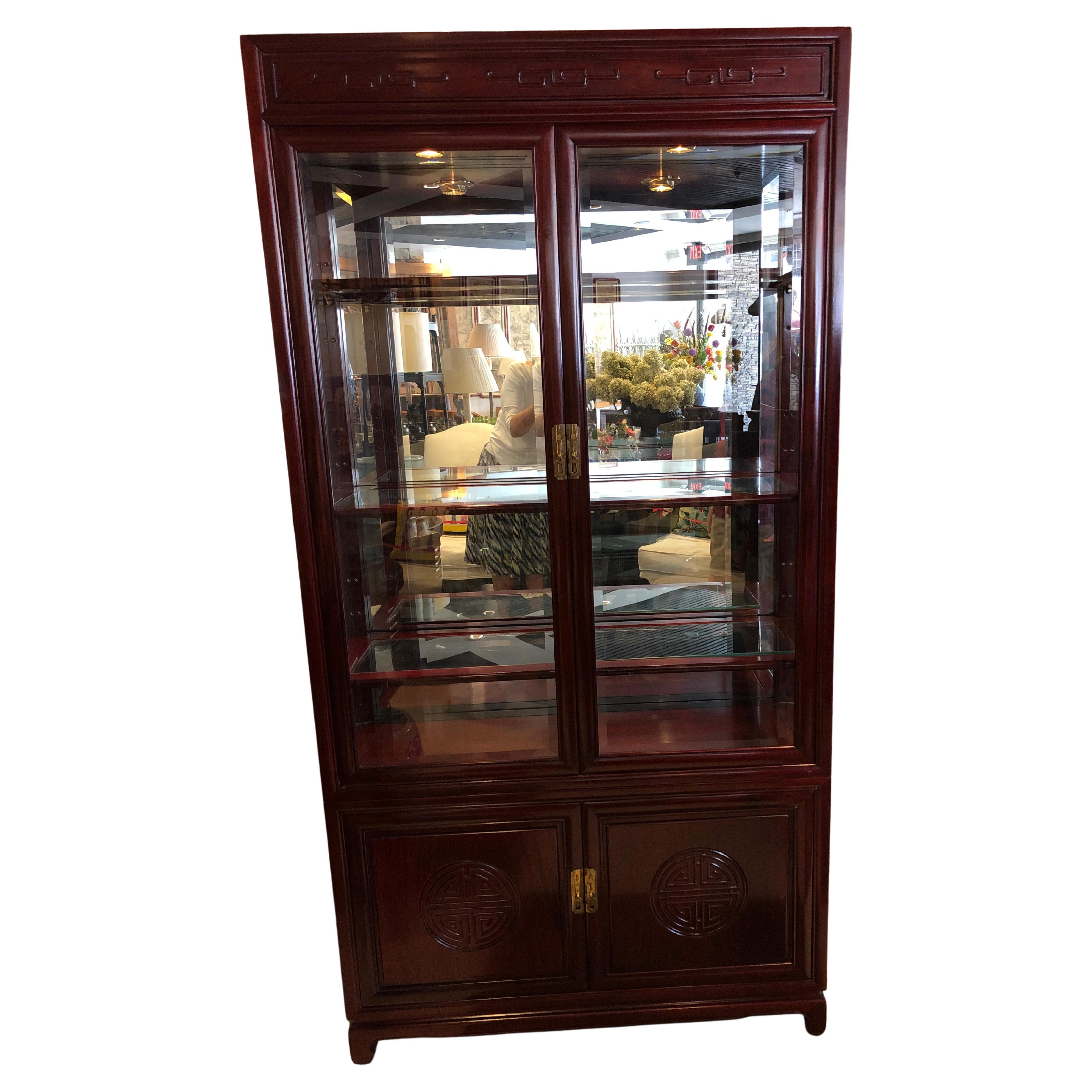American John Widdicomb Display Cabinet in the Chinese Style