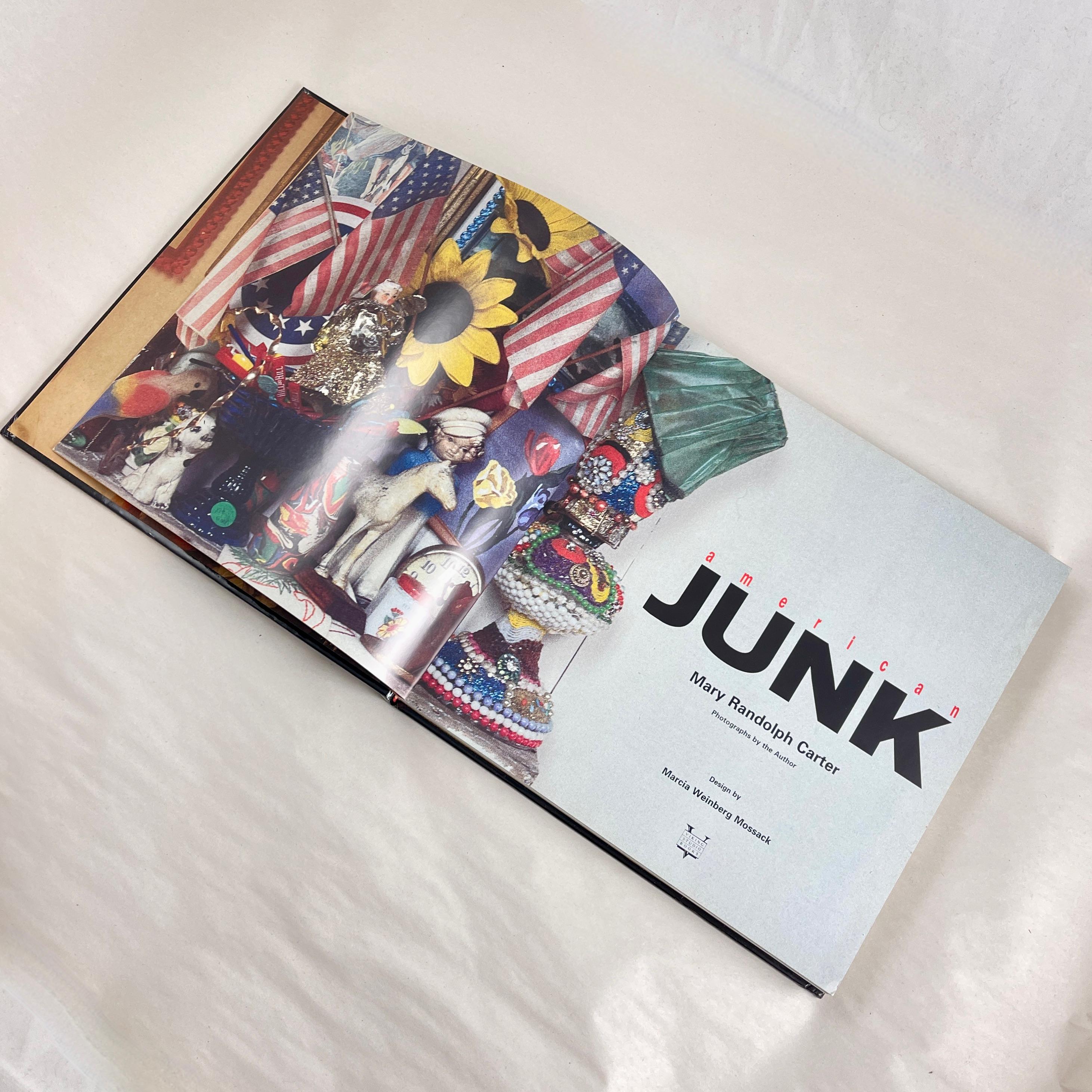 Machine-Made American Junk by Mary Randolph Carter 1994 1st Edition Hardbound Book For Sale