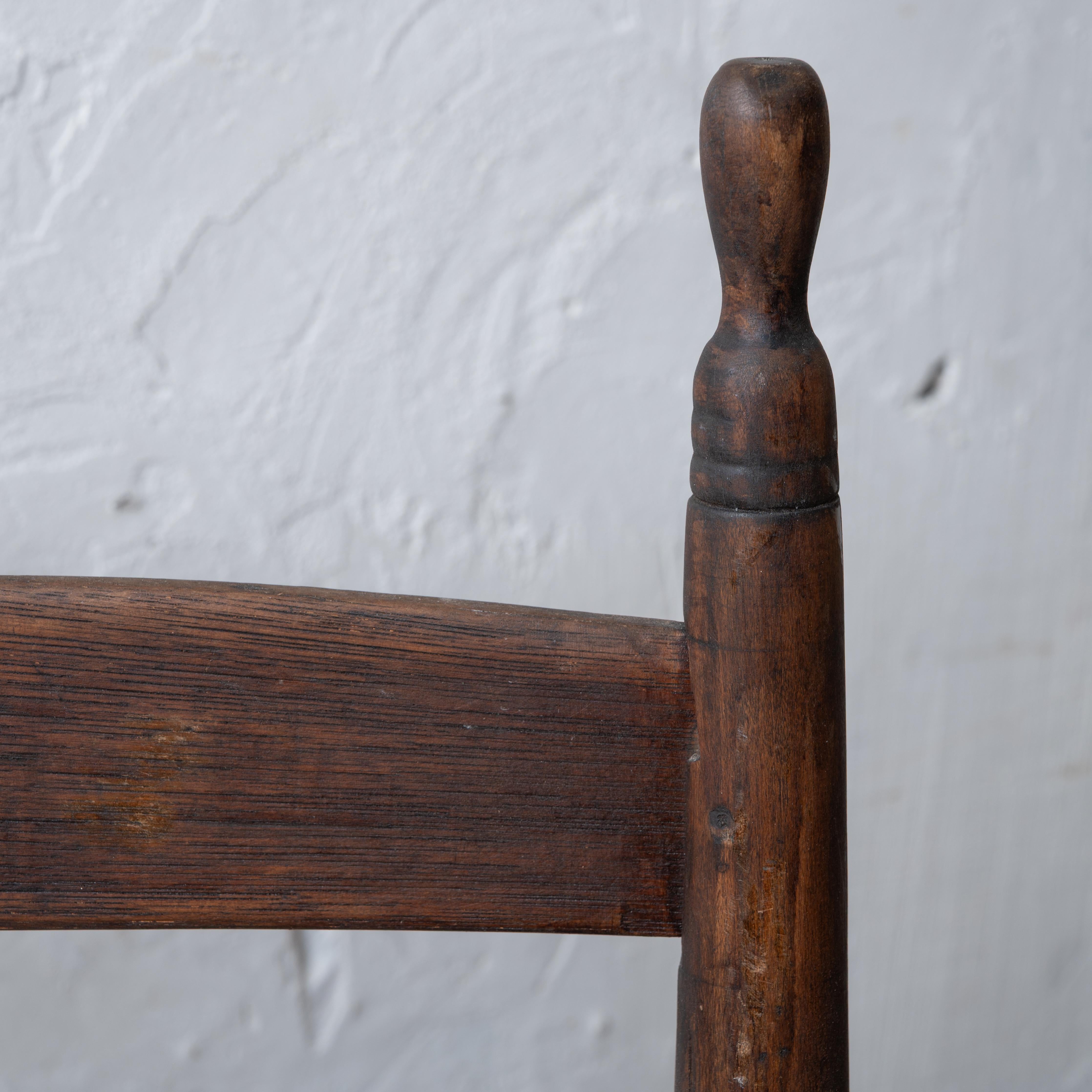 American Ladder Back Chair, c.1800 en venta 5