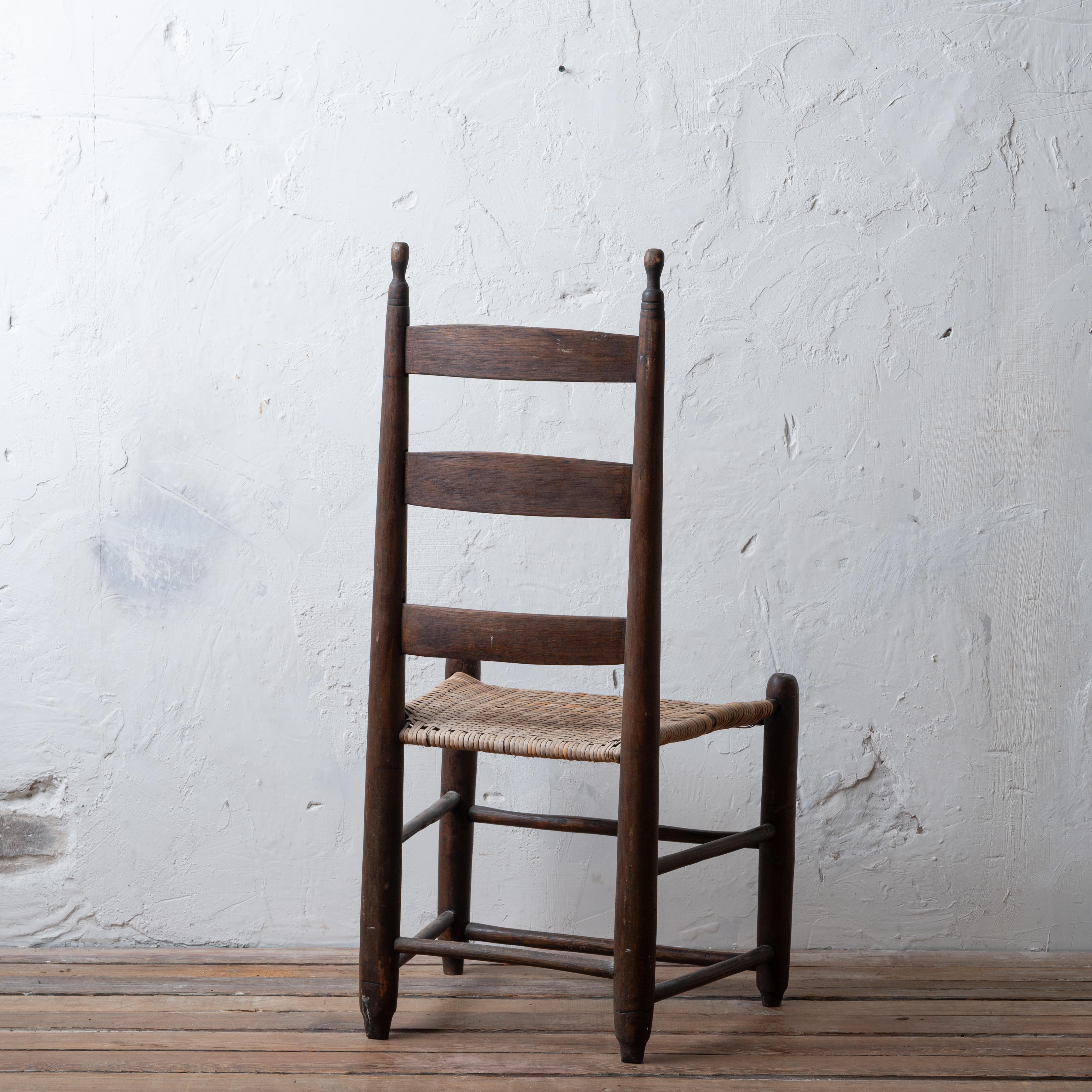 American Ladder Back Chair, c.1800 en venta 2