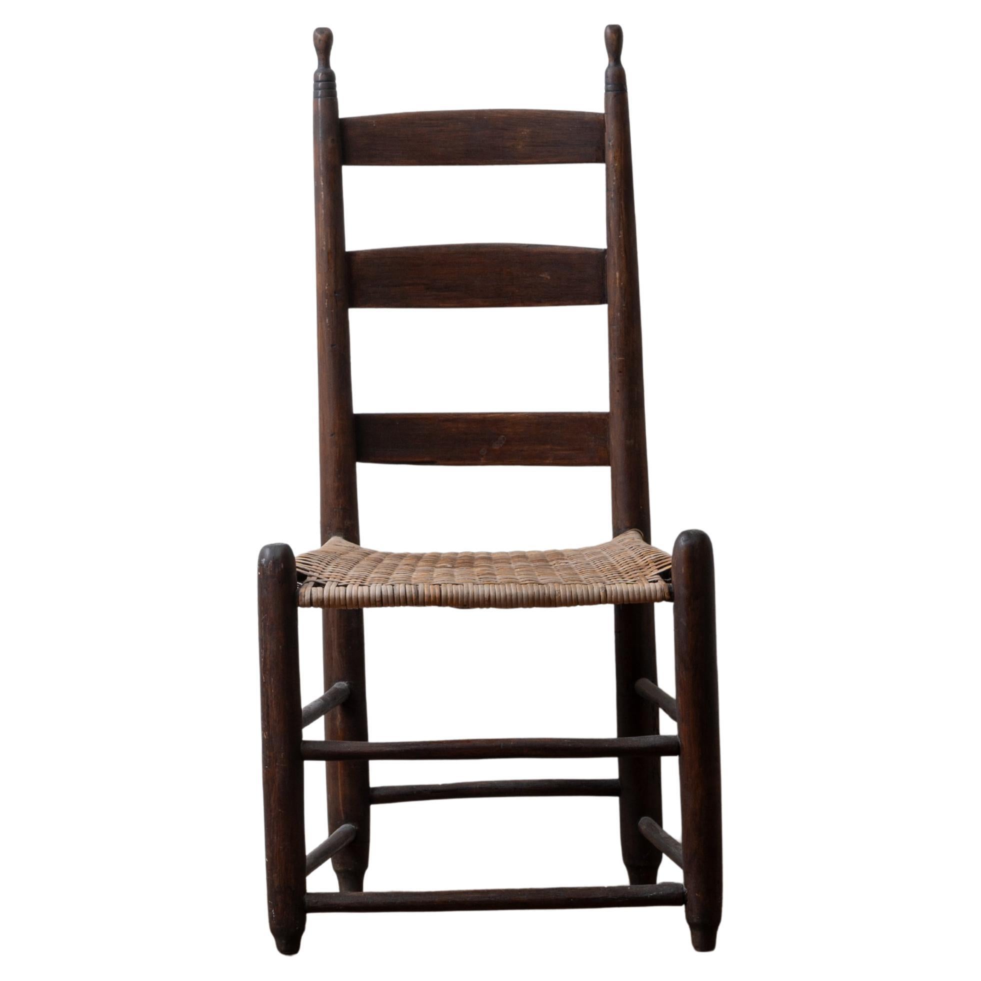 American Ladder Back Chair, c.1800