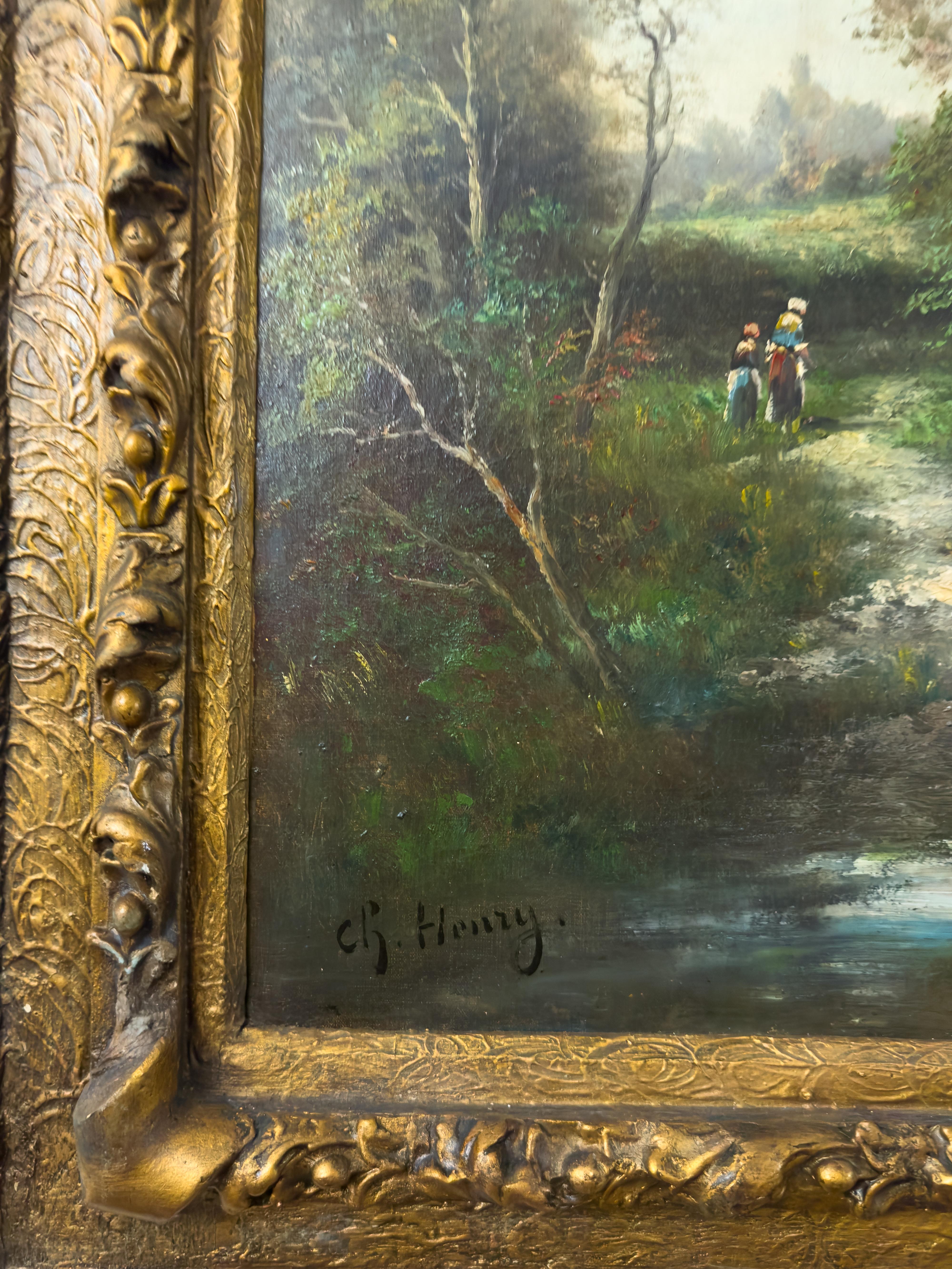 Américain Paysage américain par C.H. Harmon, Californie, années 1900 en vente