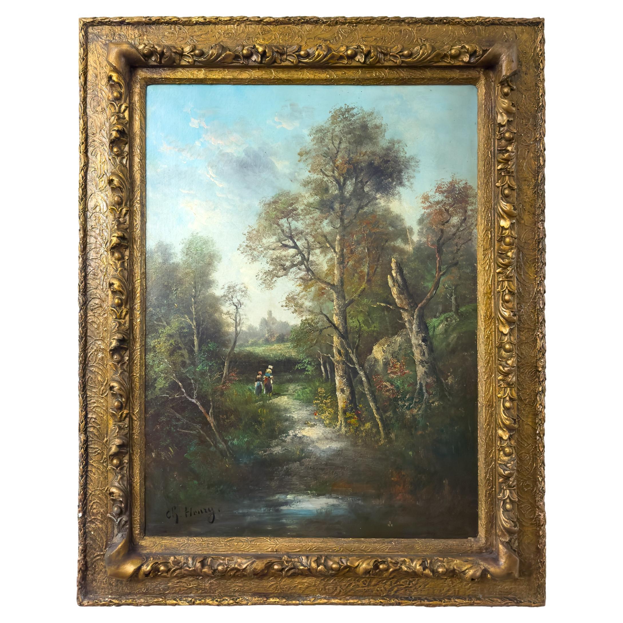 Amerikanische Landschaft von C.H. Harmon, Kalifornien, 1900er Jahre