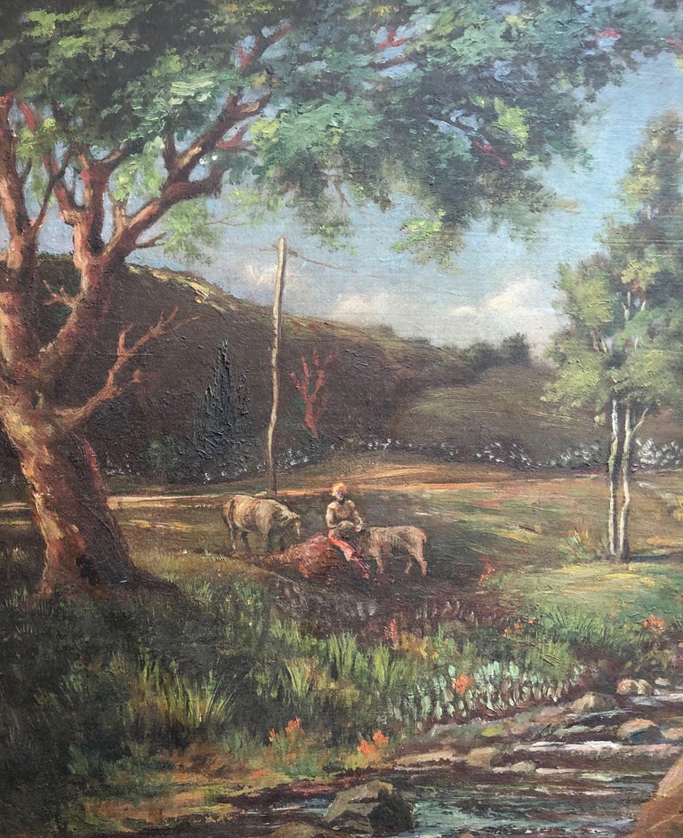 20th Century American Landscape Oil Painting 