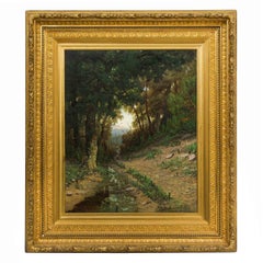 Landscape Painting "Path in the White Mountains" (1876) by Christopher Shearer