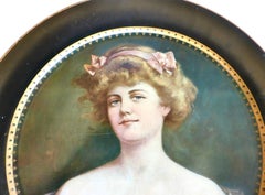 American Large Size Soda Fountain Serving Tray "Holly Brand Chocolates" C.1910