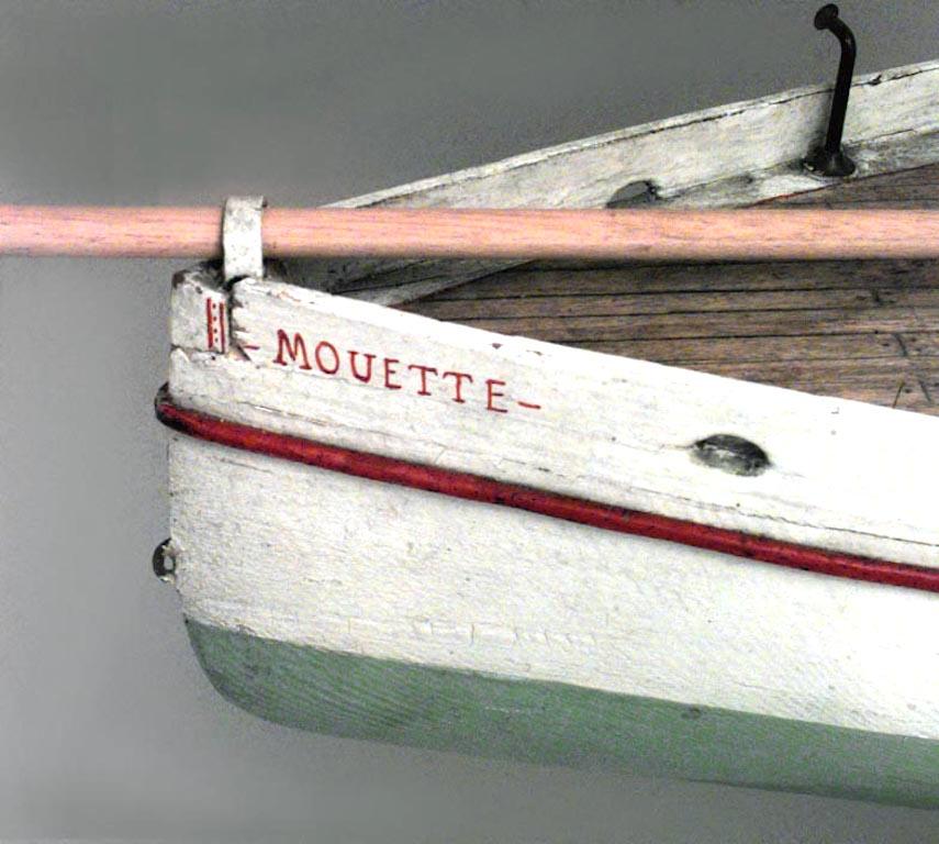 Americano Modello di barca a vela americana di grandi dimensioni in Wood in vendita