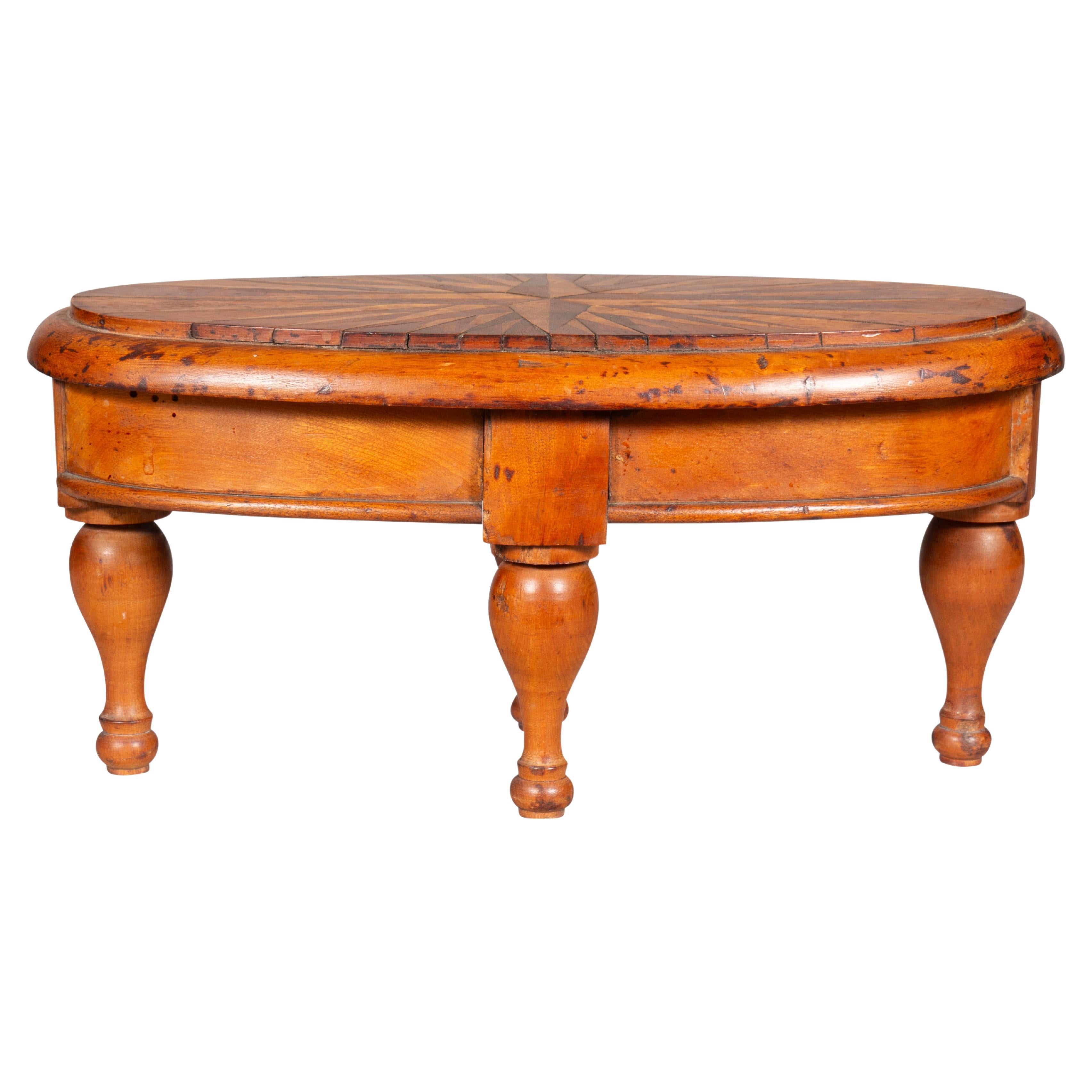 American Late Federal Walnut Table Form Centerpiece For Sale