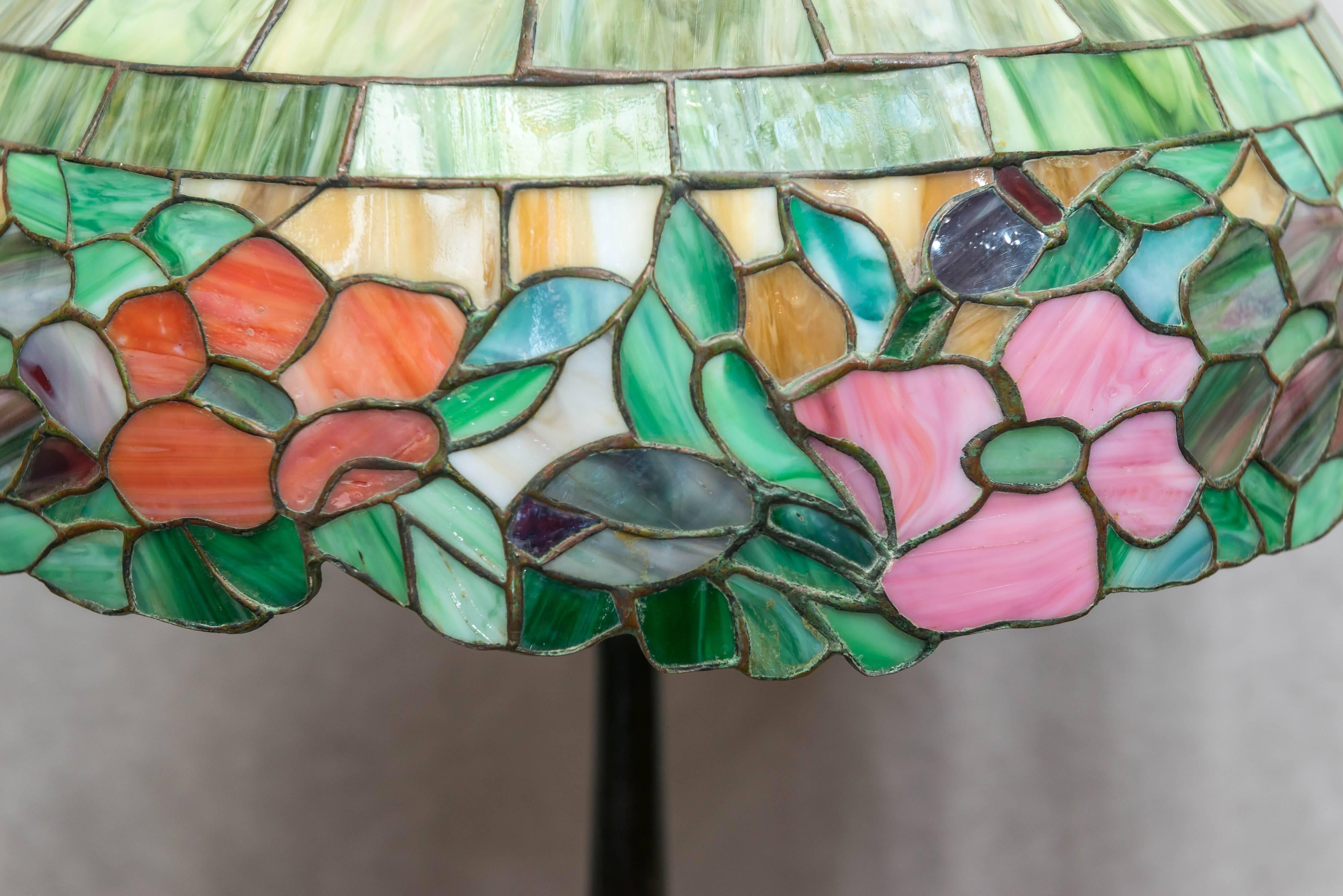 leaded glass lamps