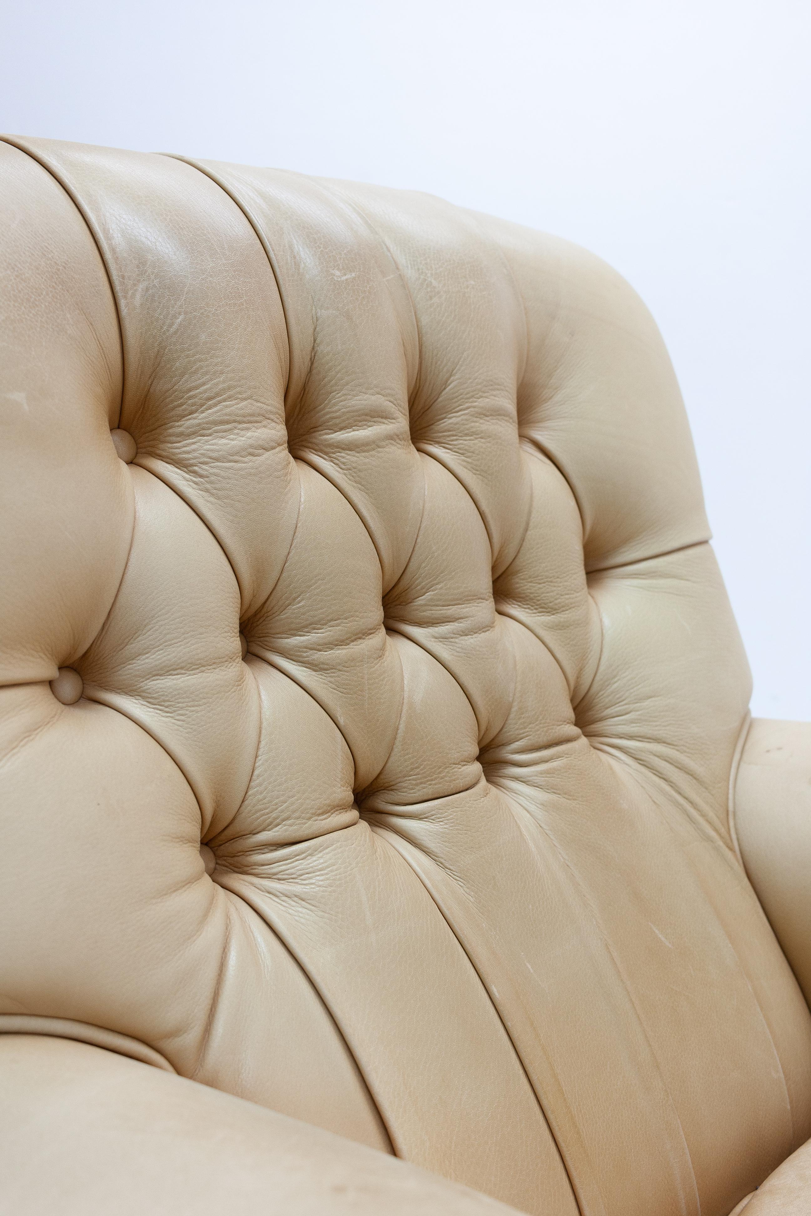 American Classical American Leather Lounge Chair