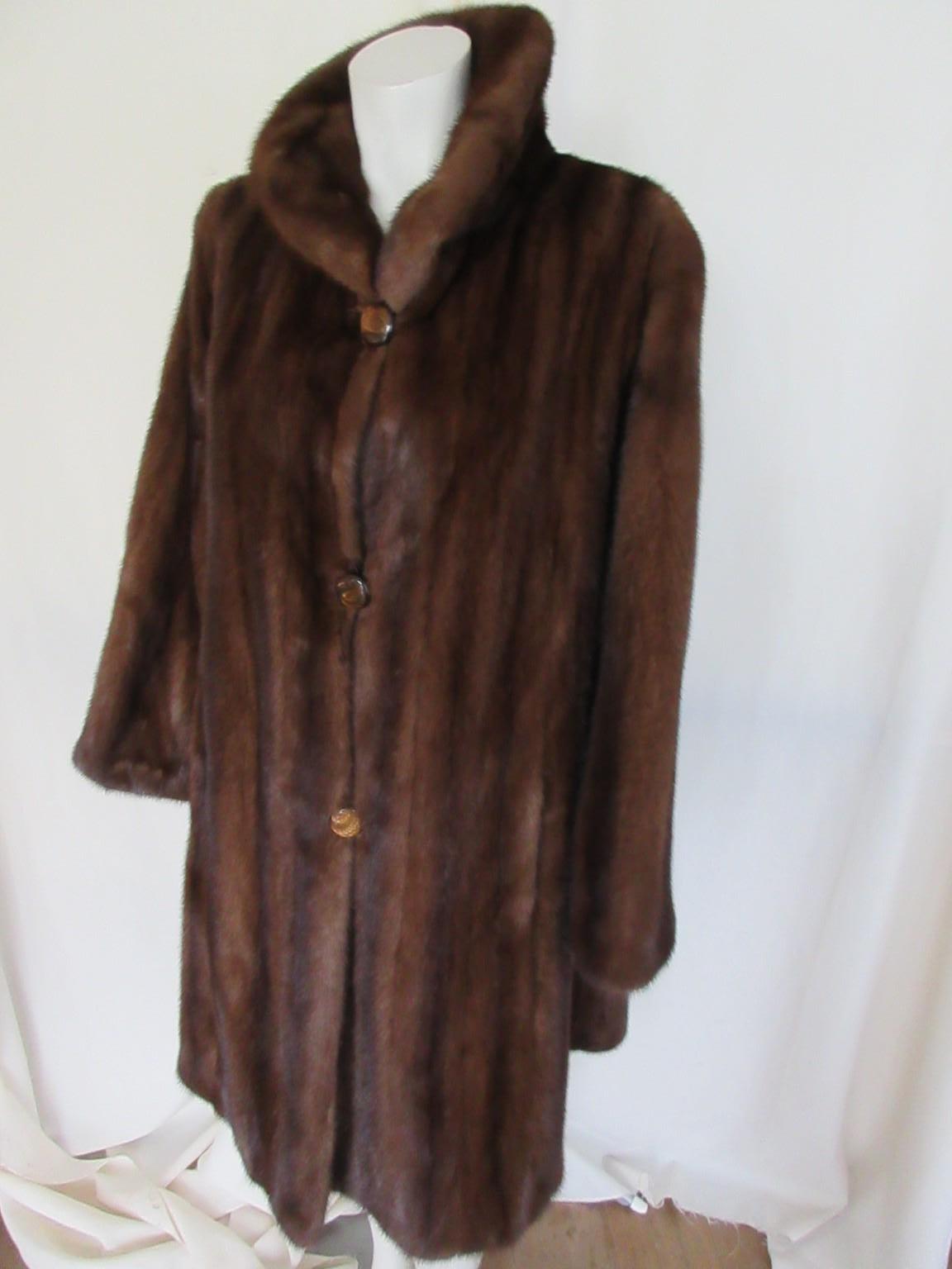 American Legend Manteau de fourrure de vison Bon état - En vente à Amsterdam, NL