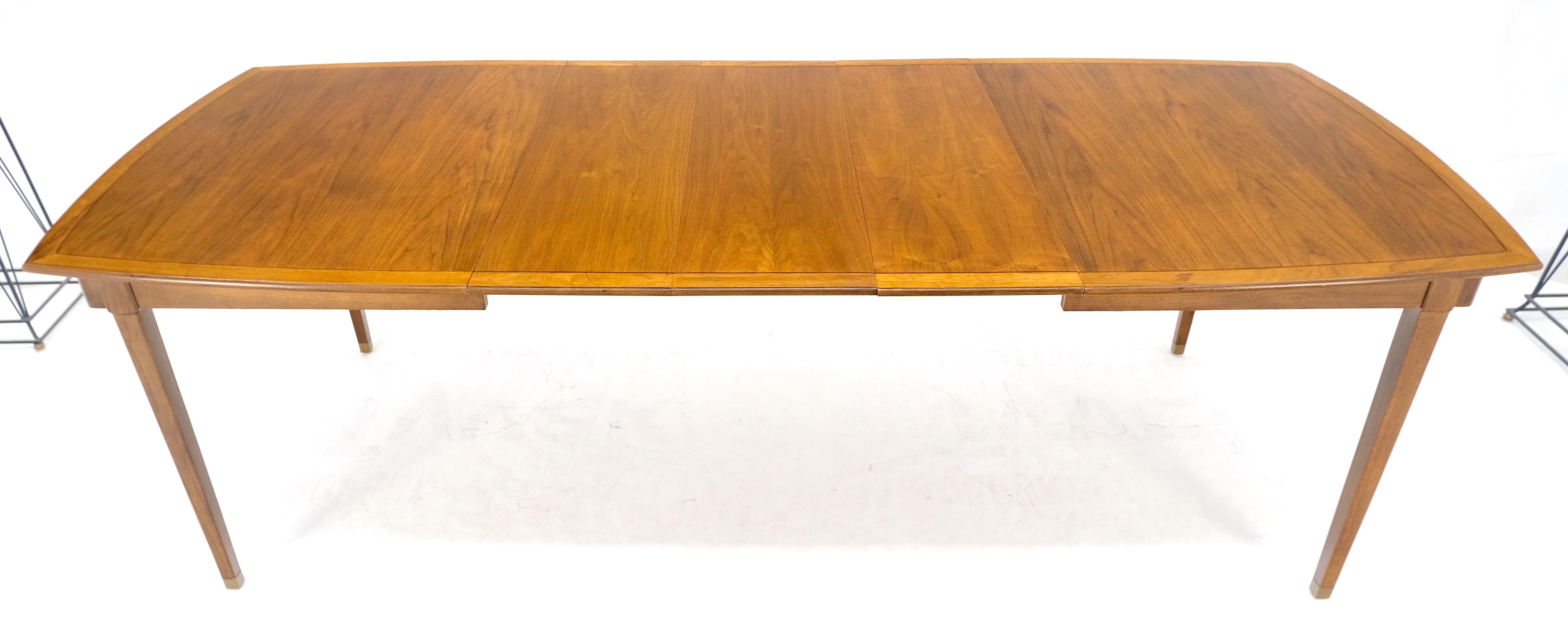 Lacquered American Light Walnut Boat Shape 3x12