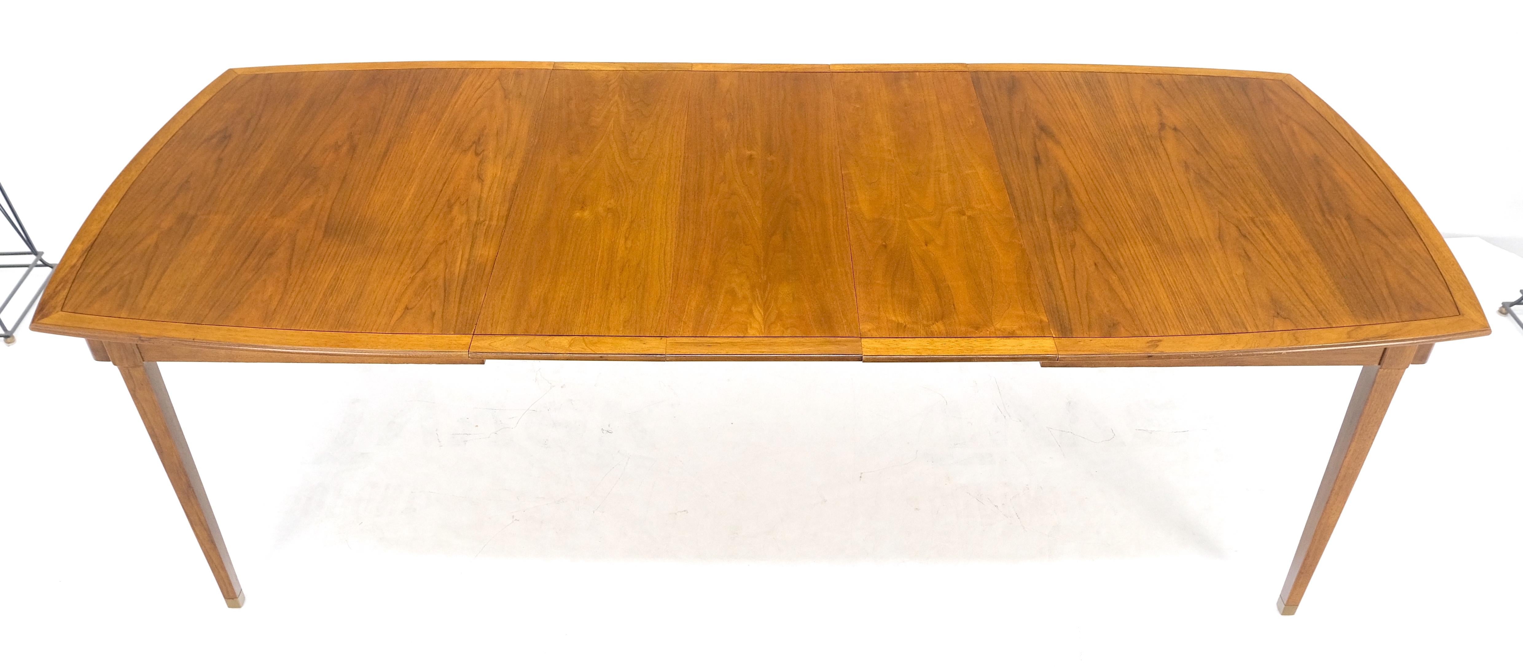 20th Century American Light Walnut Boat Shape 3x12