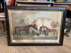 American Lithograph Print of "Trotting Gallery" by Sarony Major & Knapp