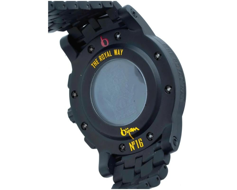 American Luxury Bijan Royal Way Titanium Wrist Watch 1
