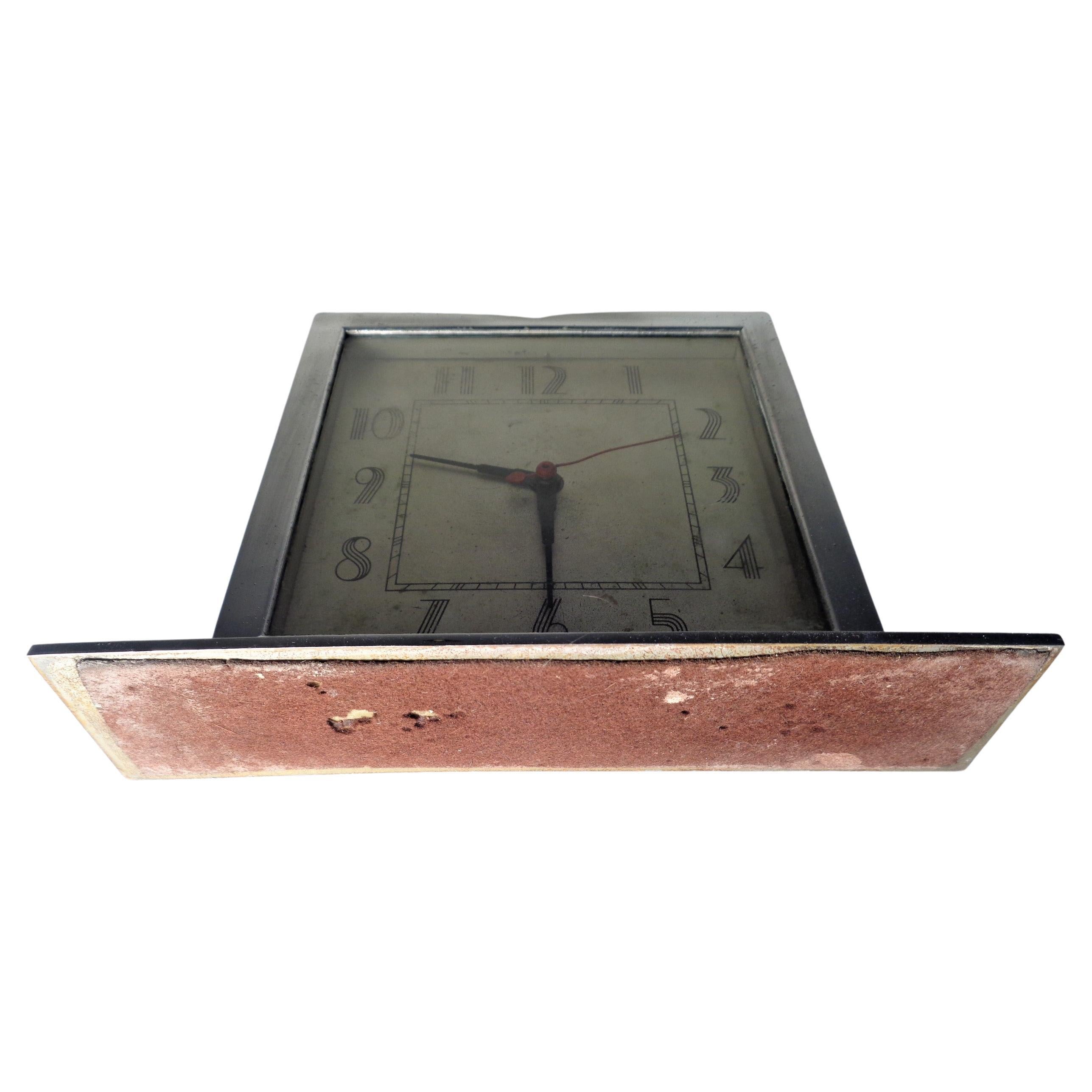 Mid-20th Century American Machine Age Clock Gilbert Rohde Herman Miller 1934