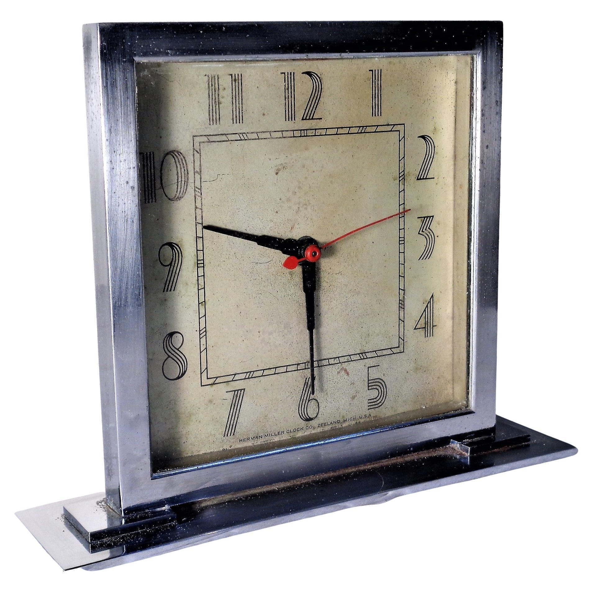 American Machine Age Clock Gilbert Rohde Herman Miller 1934 2