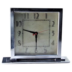 amerikanische Maschinenzeitalter-Uhr Gilbert Rohde Herman Miller 1934