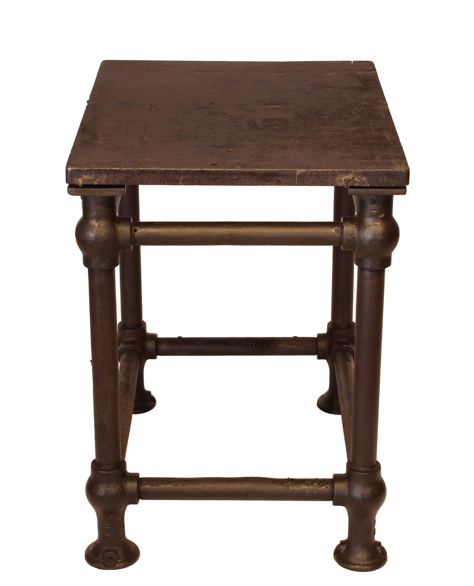 antique printers table